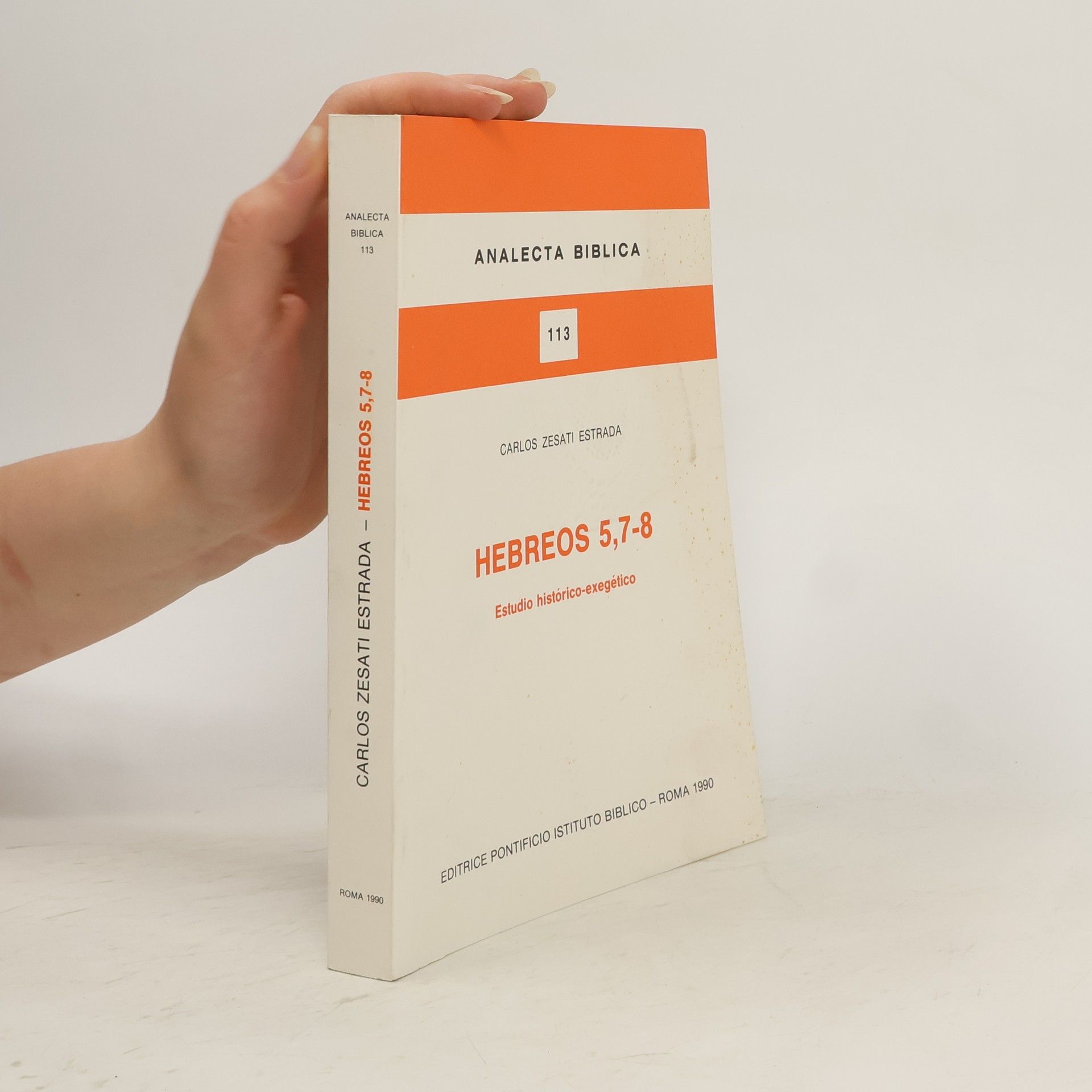 Carlos Zesati Estrada Hebreos 5,7-8. Estudio histórico-exegético