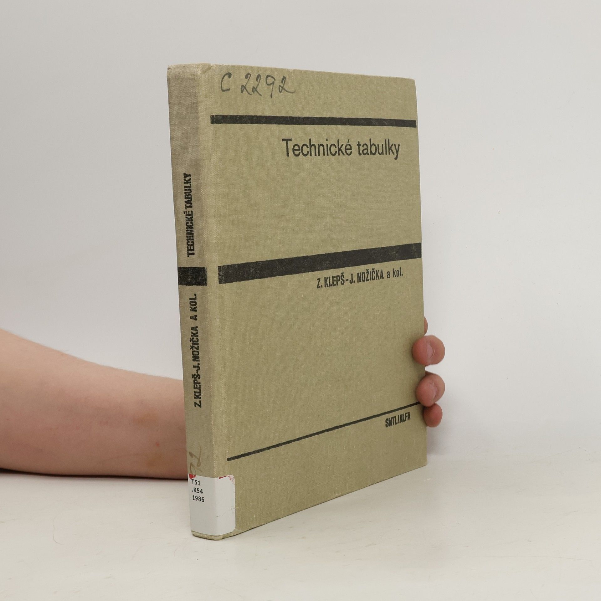 Zdeněk Klepš Technické tabulky