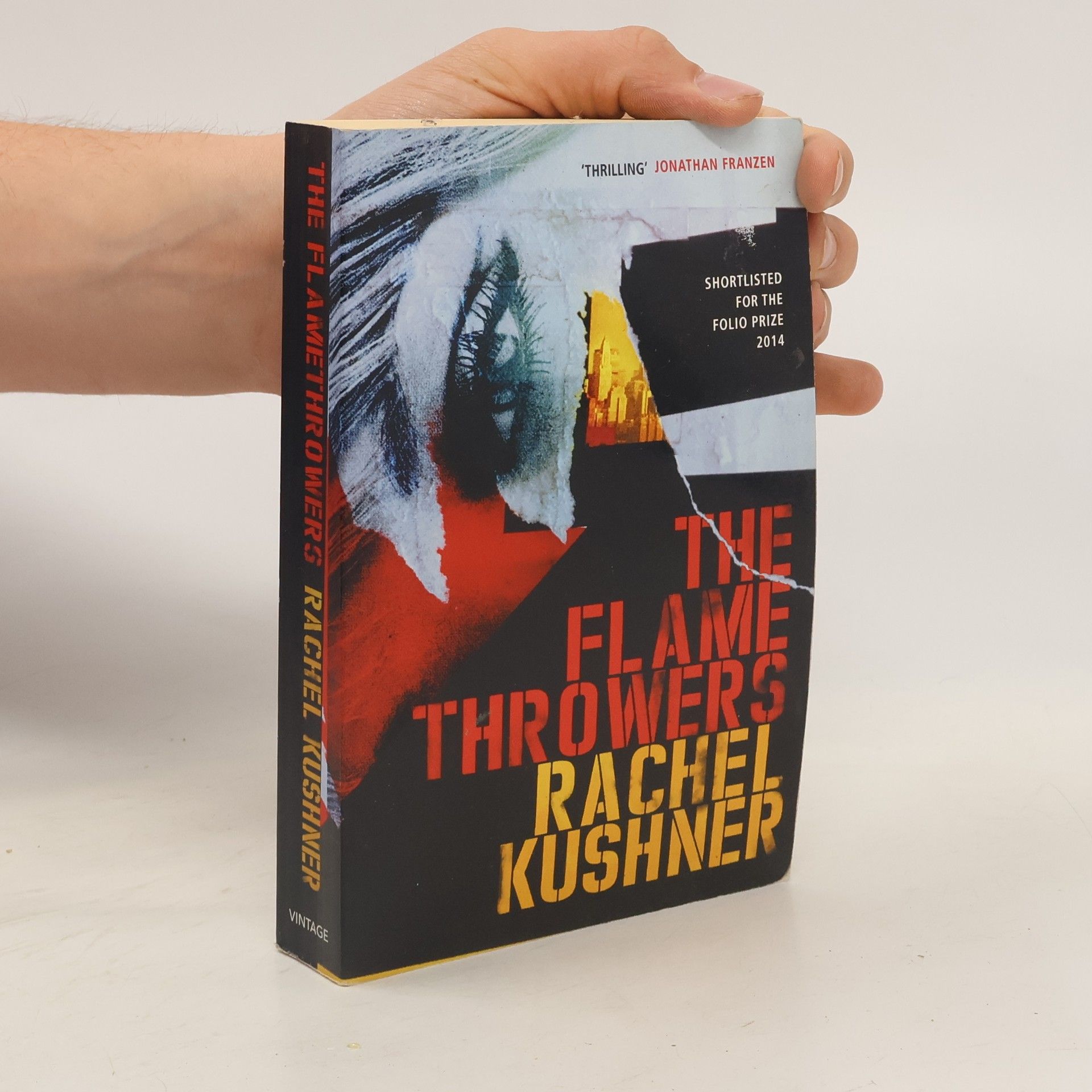 Rachel Kushner The Flamethrowers. Flammenwerfer, englische Ausgabe