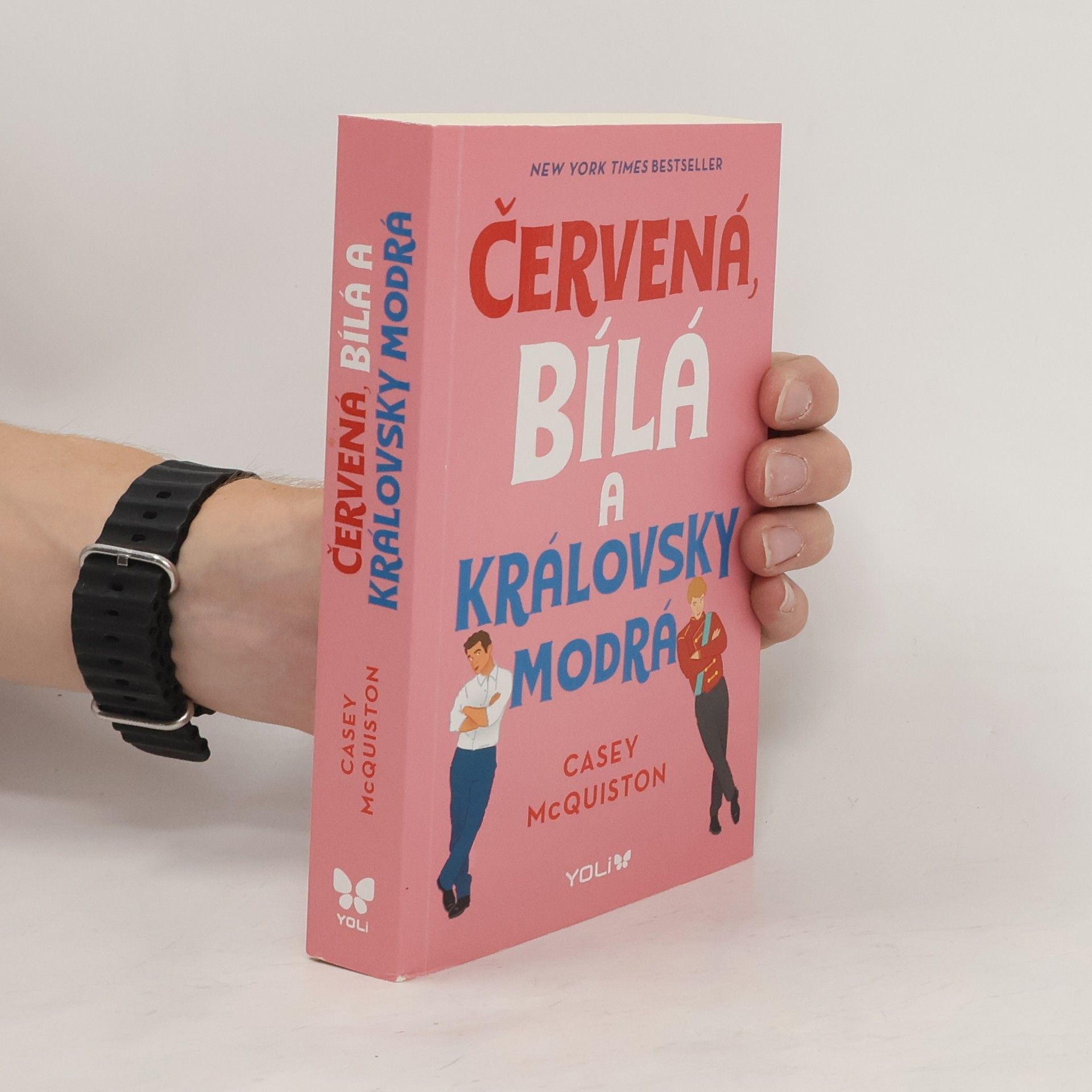 Casey McQuiston Červená, bílá a královsky modrá