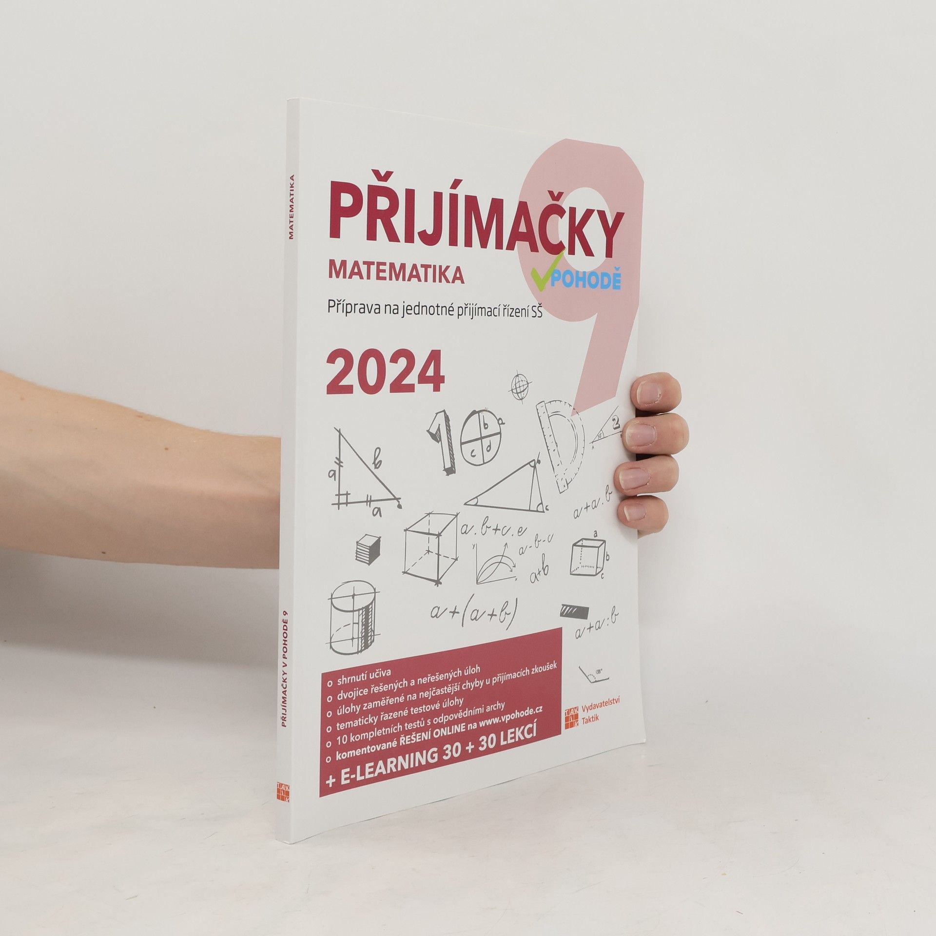 Robert Weinlich Přijímačky v pohodě : příprava na jednotné přijímací řízení SŠ 2024. Matematika