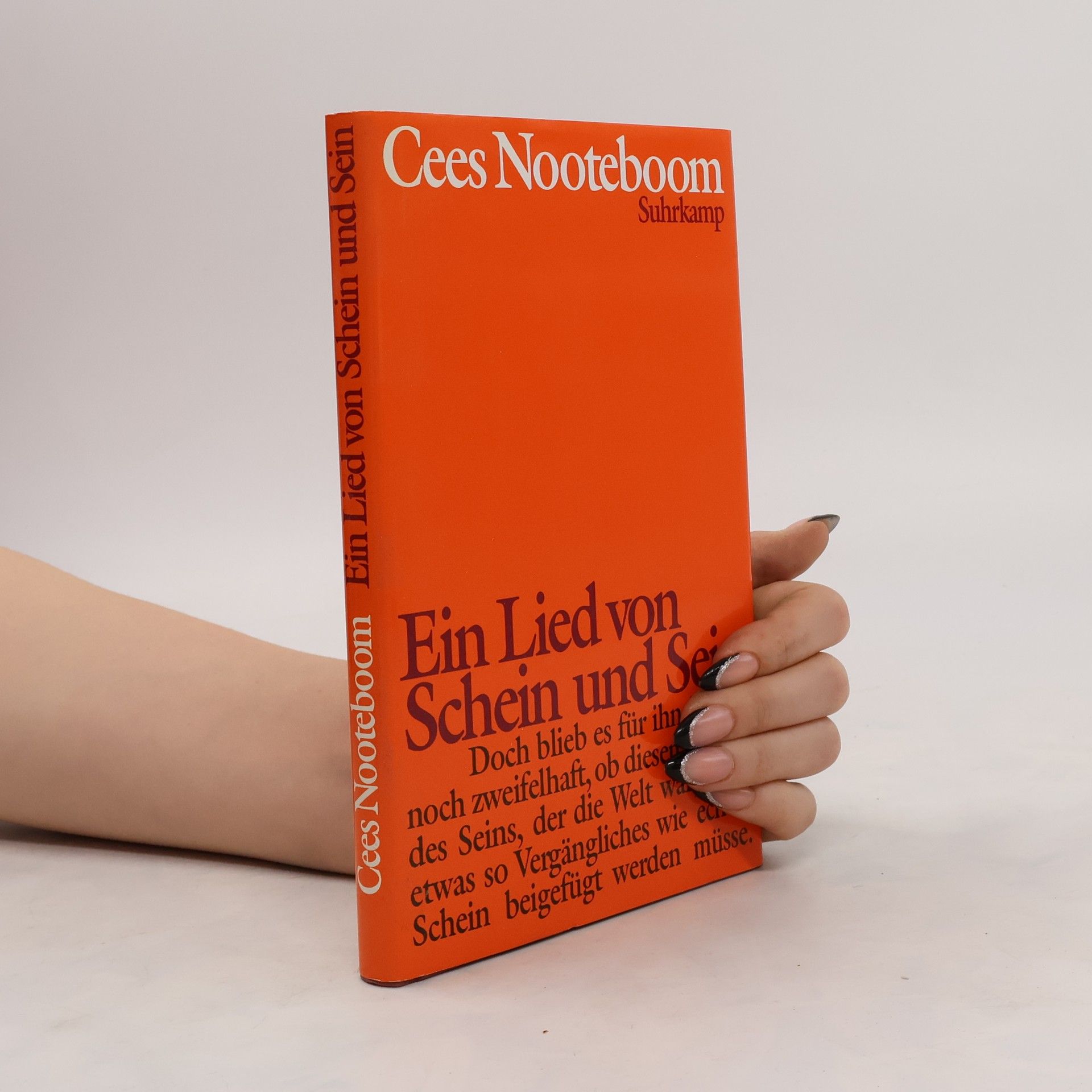 Cees Nooteboom Ein Lied von Schein und Sein