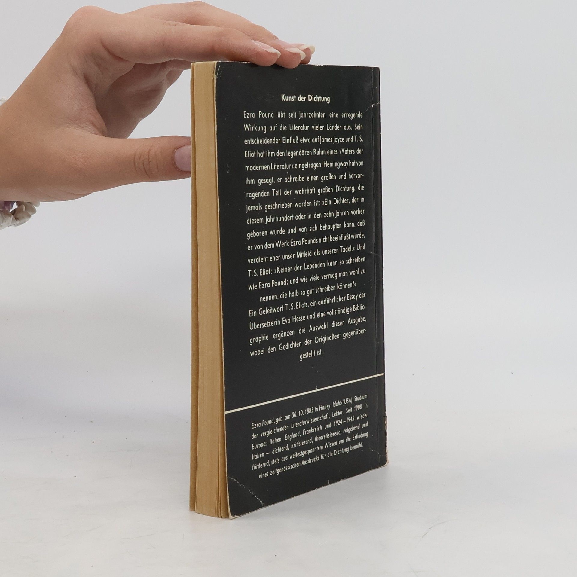 Ezra Pound Dichtung und Prosa