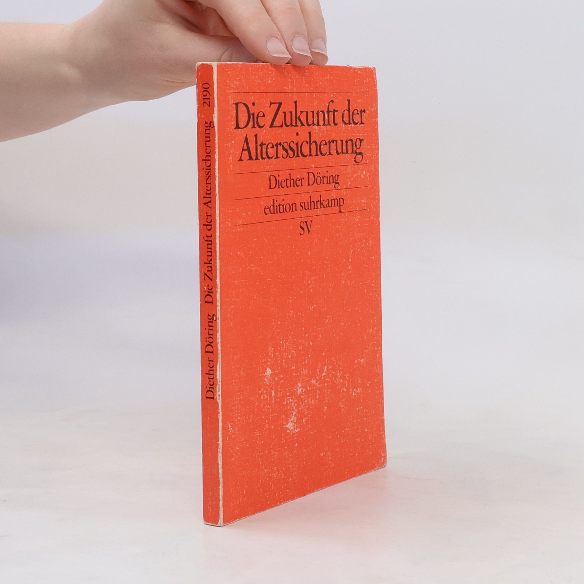 Diether Döring Die Zukunft der Alterssicherung