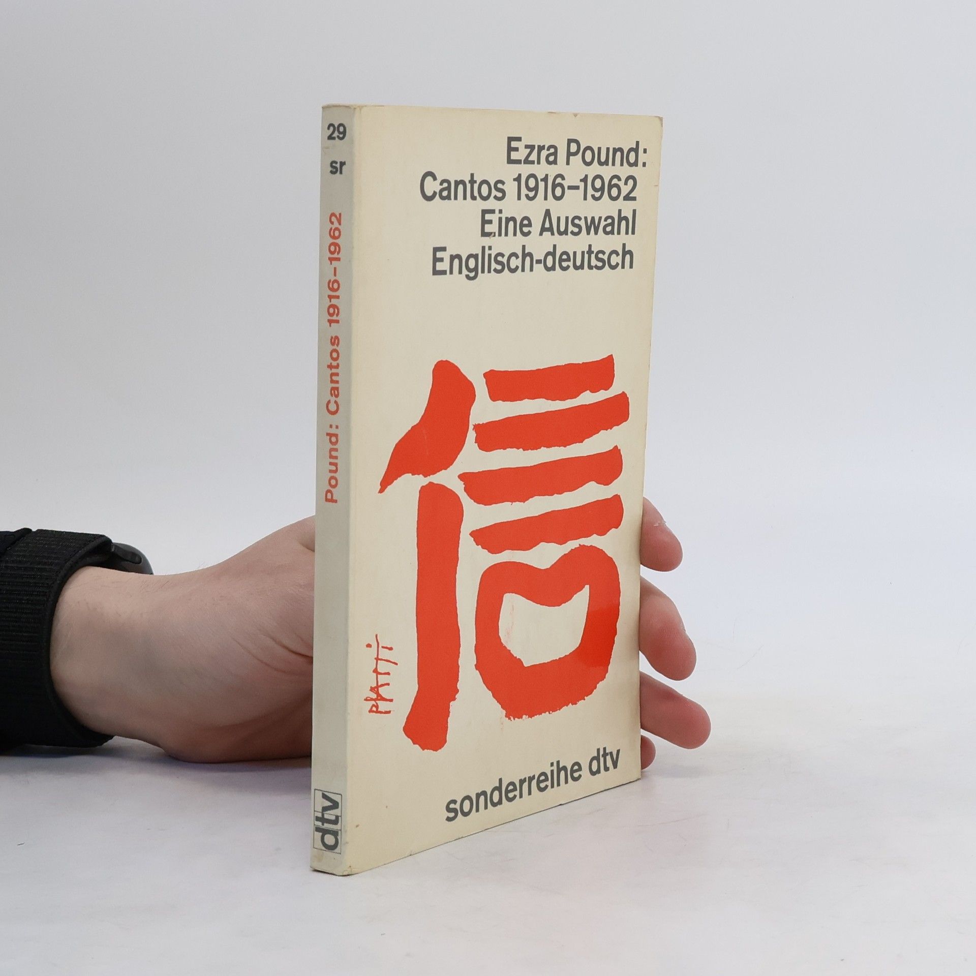Ezra Pound Cantos 1916-1962 Eine Auswahl Englisch-deutsch