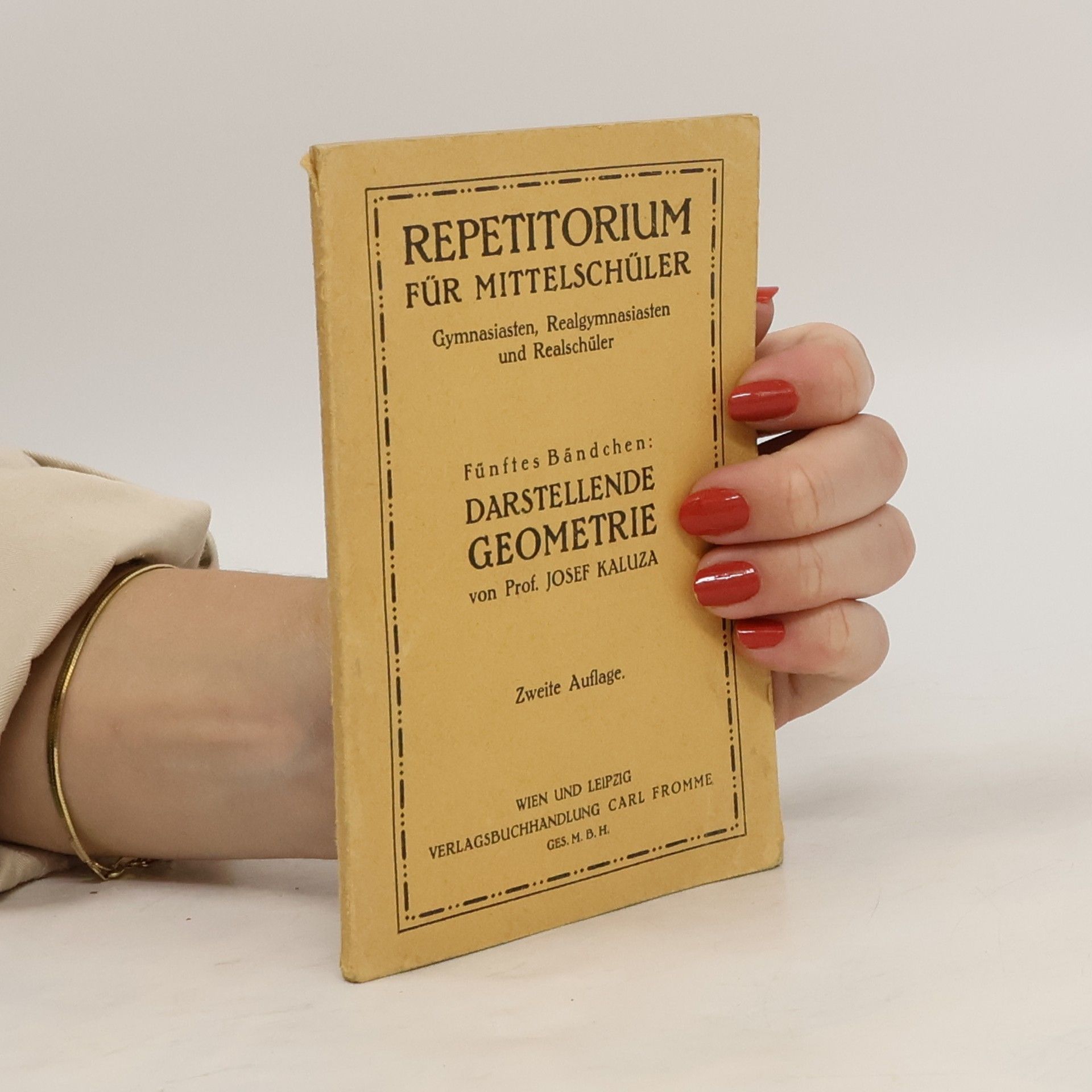 Josef Kaluza Repetitorium für Mittelschüler