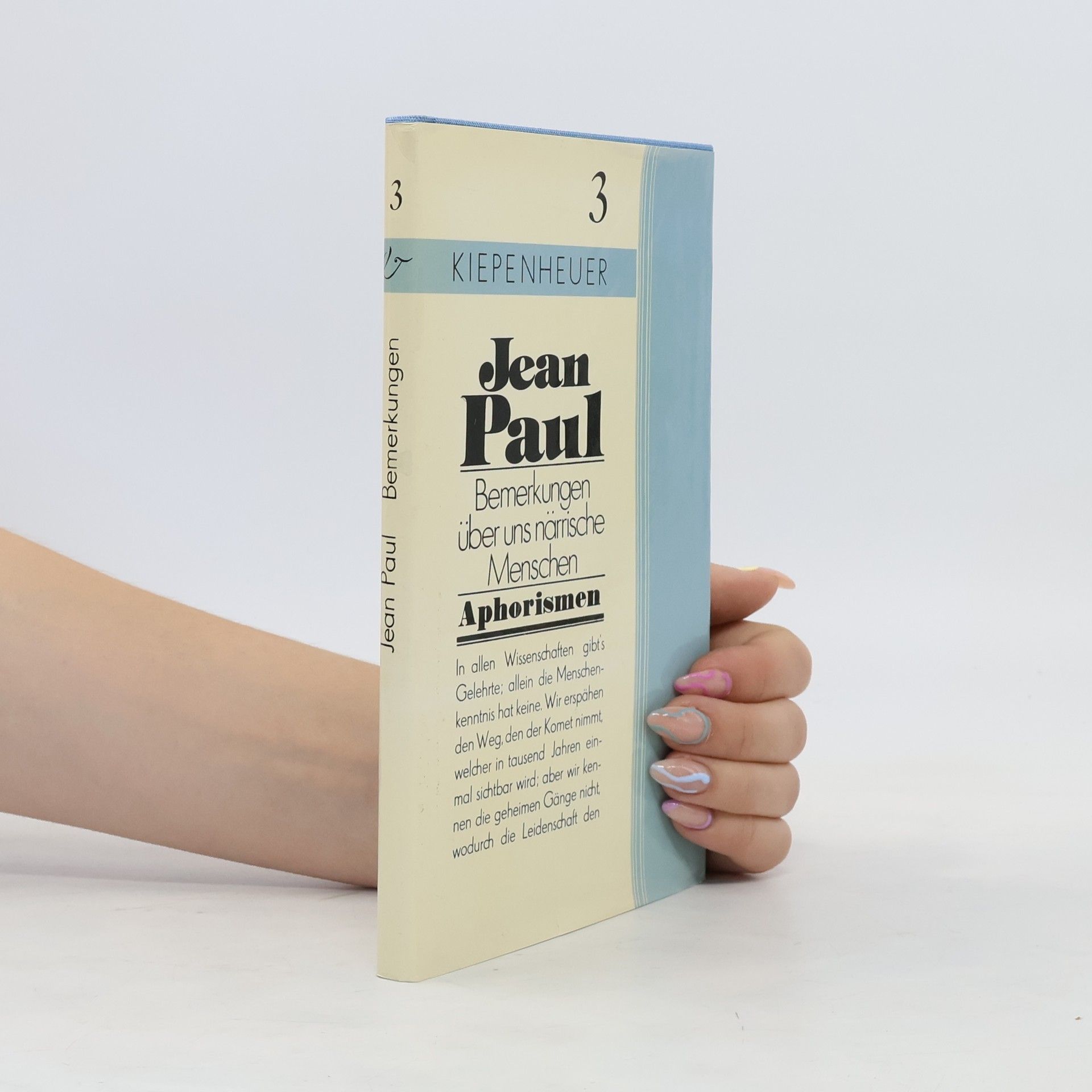Jean Paul Bemerkungen über uns närrische Menschen