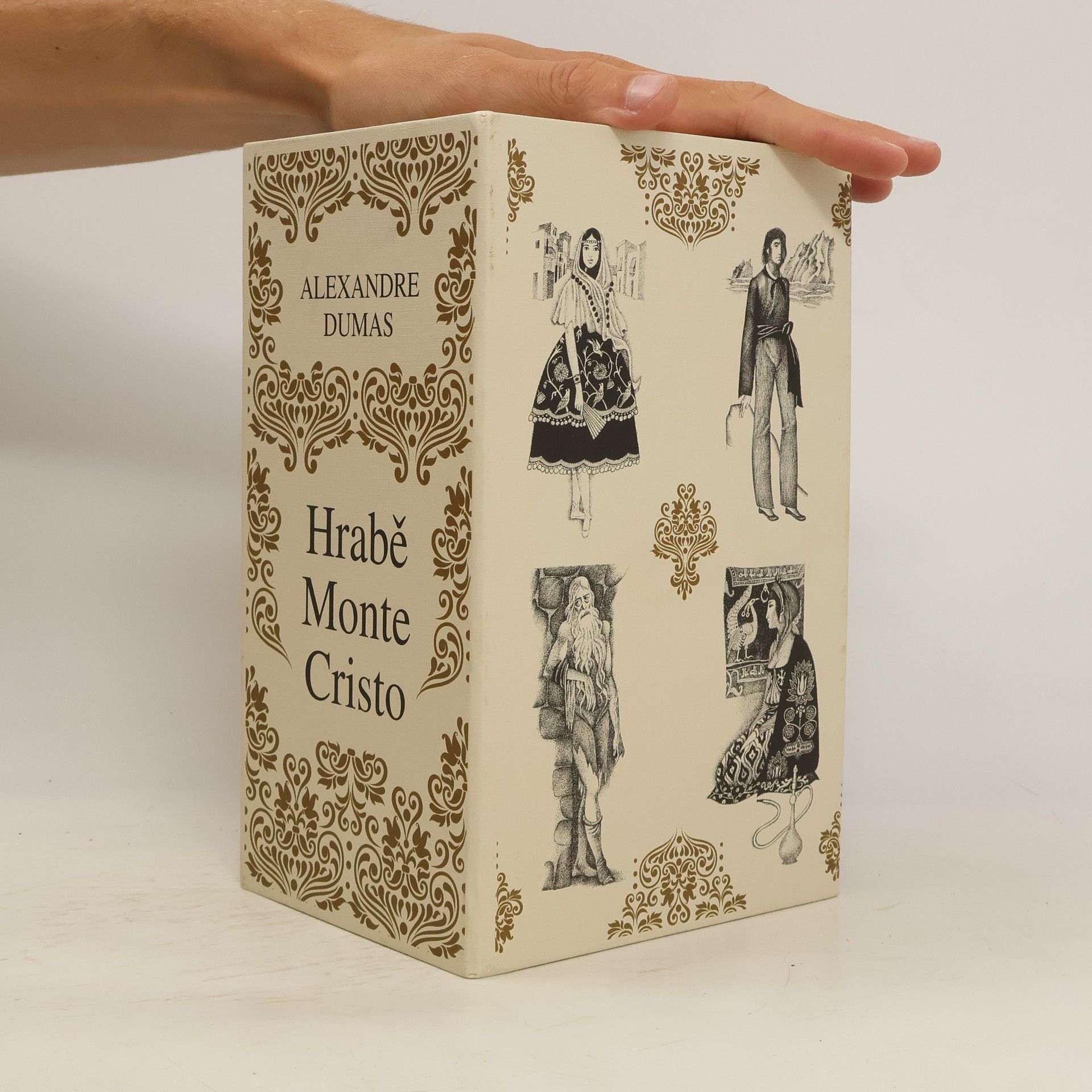 Alexandre Dumas Hrabě Monte Cristo: 3 svazky, 1.-6. díl, komplet
