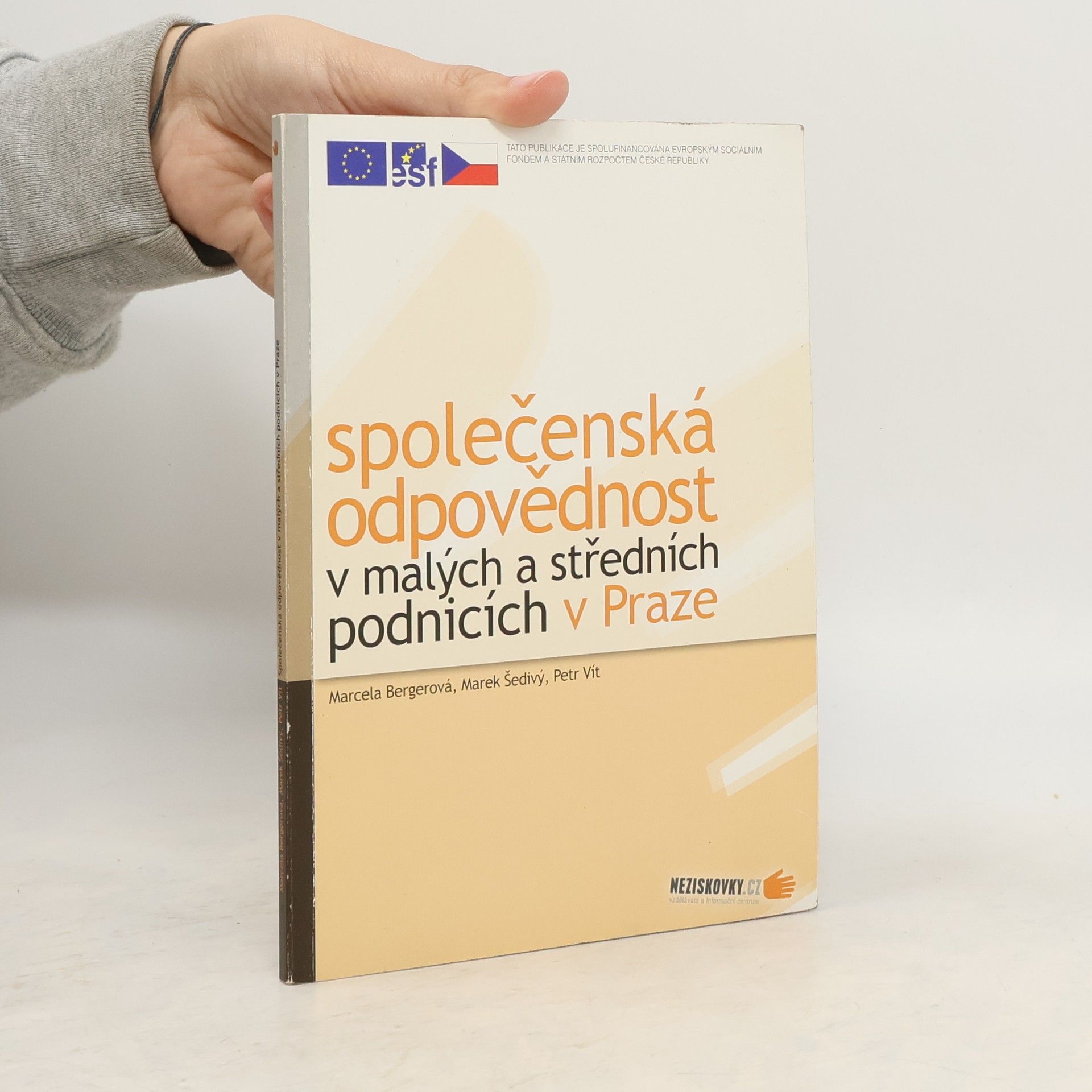 Marcela Bergerová Společenská odpovědnost v malých a středních podnicích v Praze