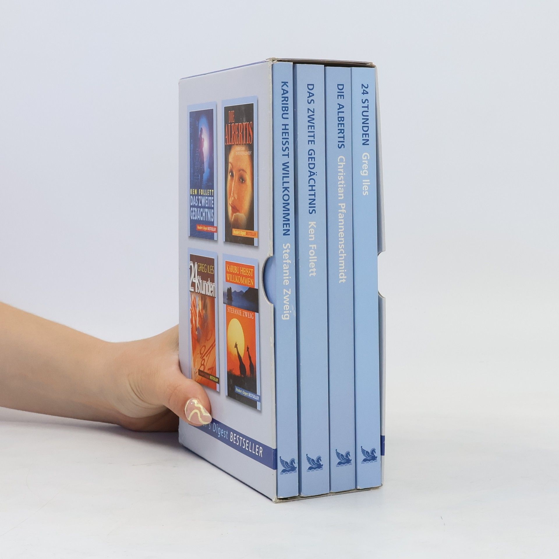 Ken Follett Reader's Digest Bestseller: Das zweite Gedächtnis. Die Albertis. 24 Stunden. Karibu heißt willkommen