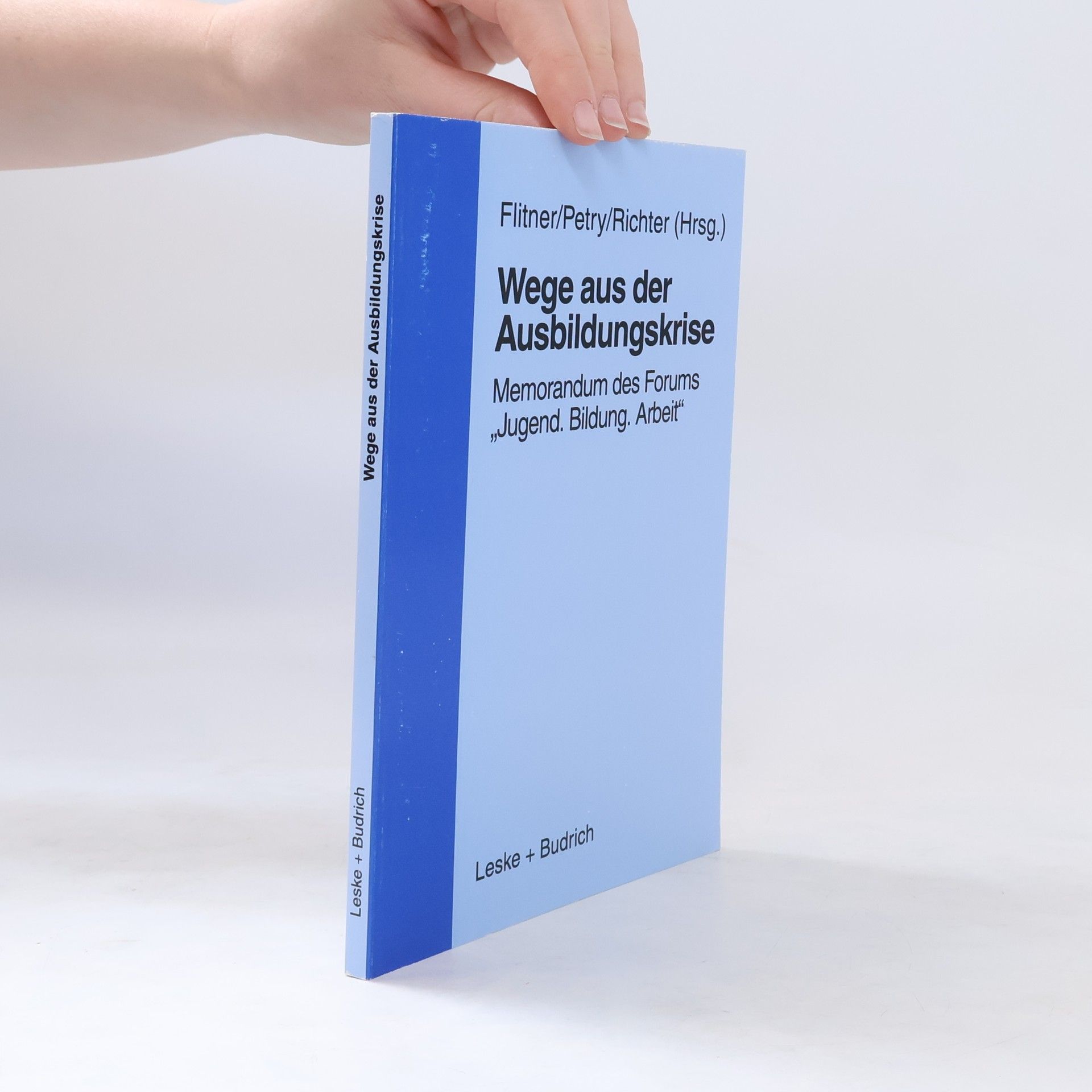 Andreas Flitner Wege aus der Ausbildungskrise
