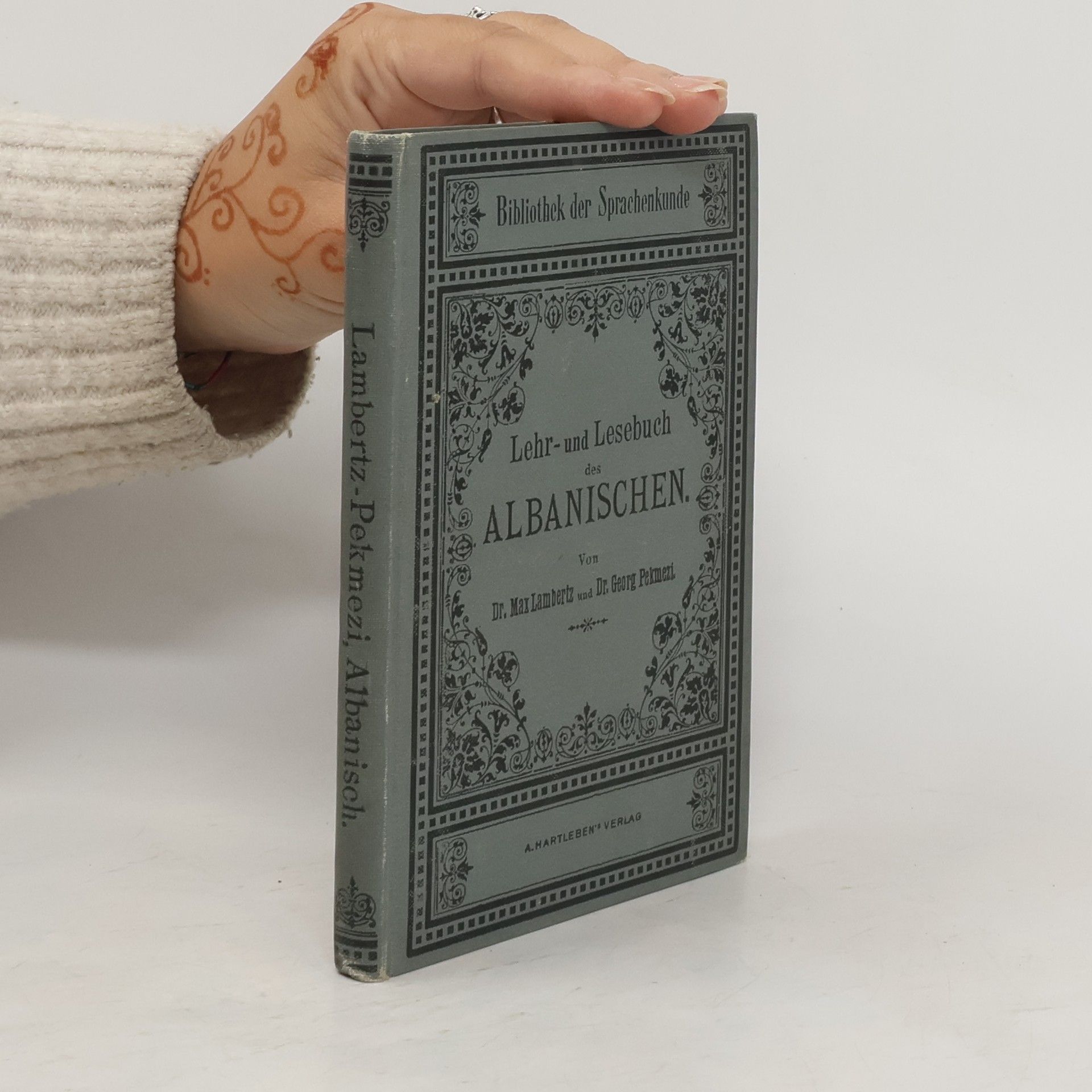 Maximilian Lambertz Lehr- und Lesebuch des Albanischen
