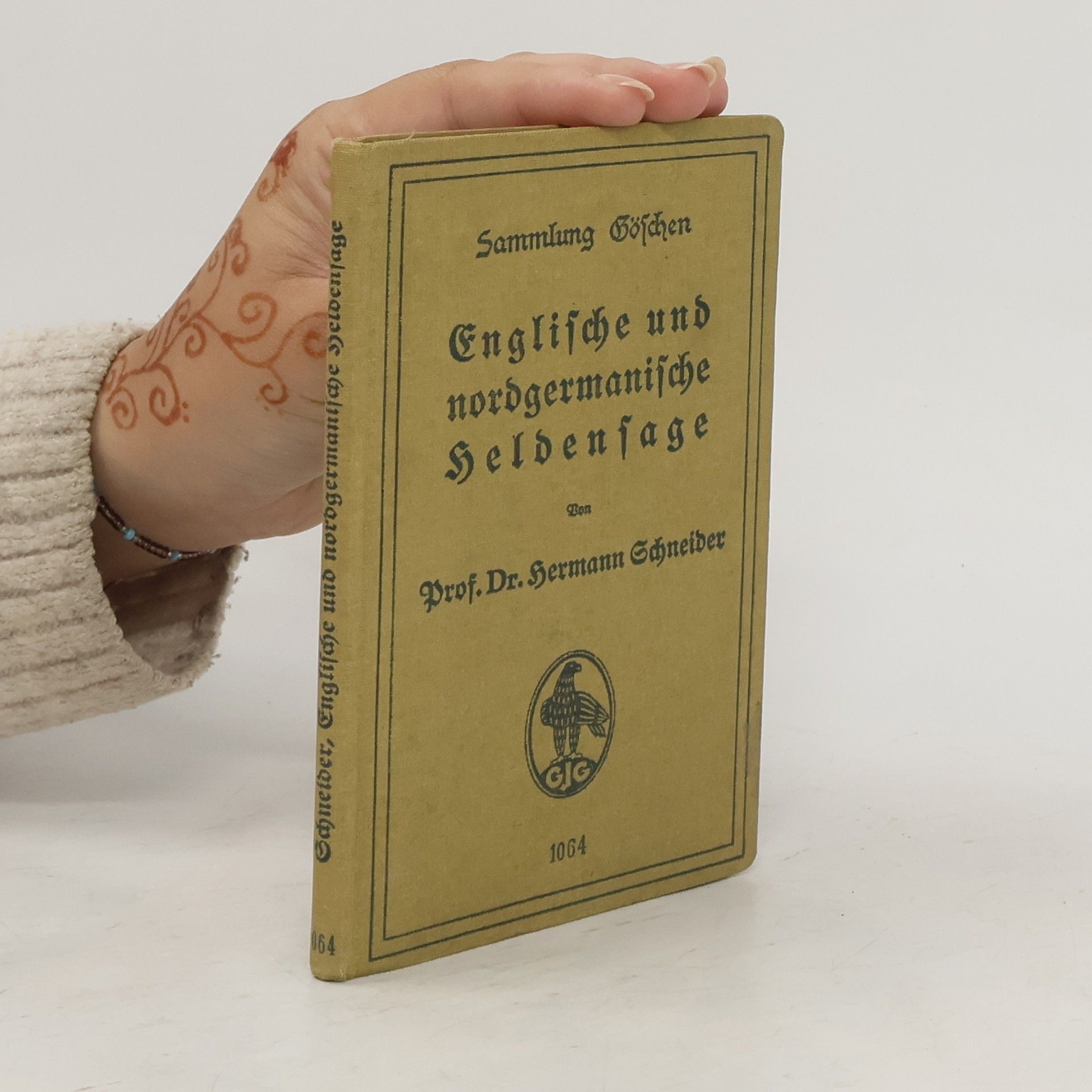 Hermann Schneider Englische und nordgermanische Heldensage
