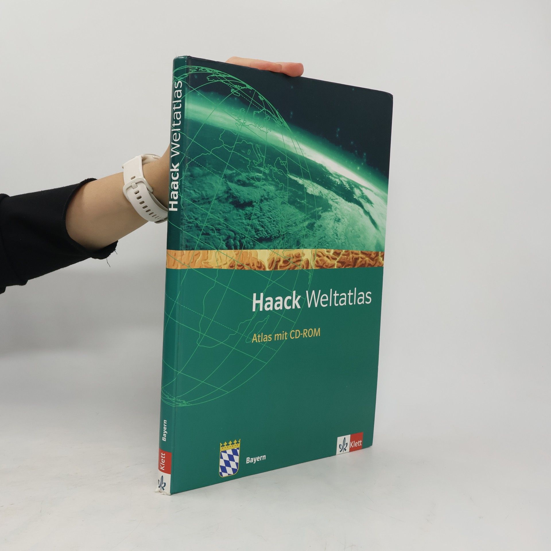 KLETT Haack Weltatlas für Sekundarstufe I in Bayern, m. CD-ROM u. Arbeitsheft Kartenlesen