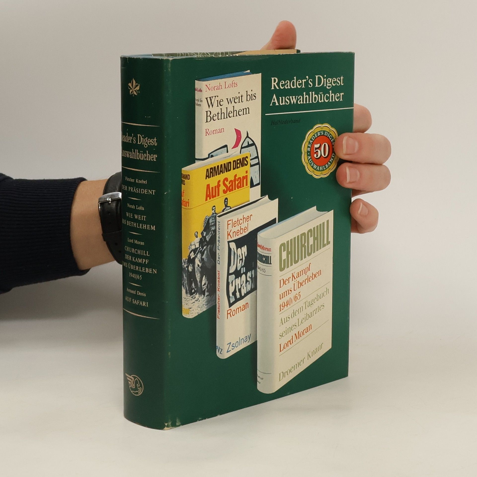 Fletcher Knebel Reader's Digest Auswahlbücher. Der präsident. Wie Weit bis Bethlehem. Churchill der kampf ums überleben 1940/65. Auf Safari