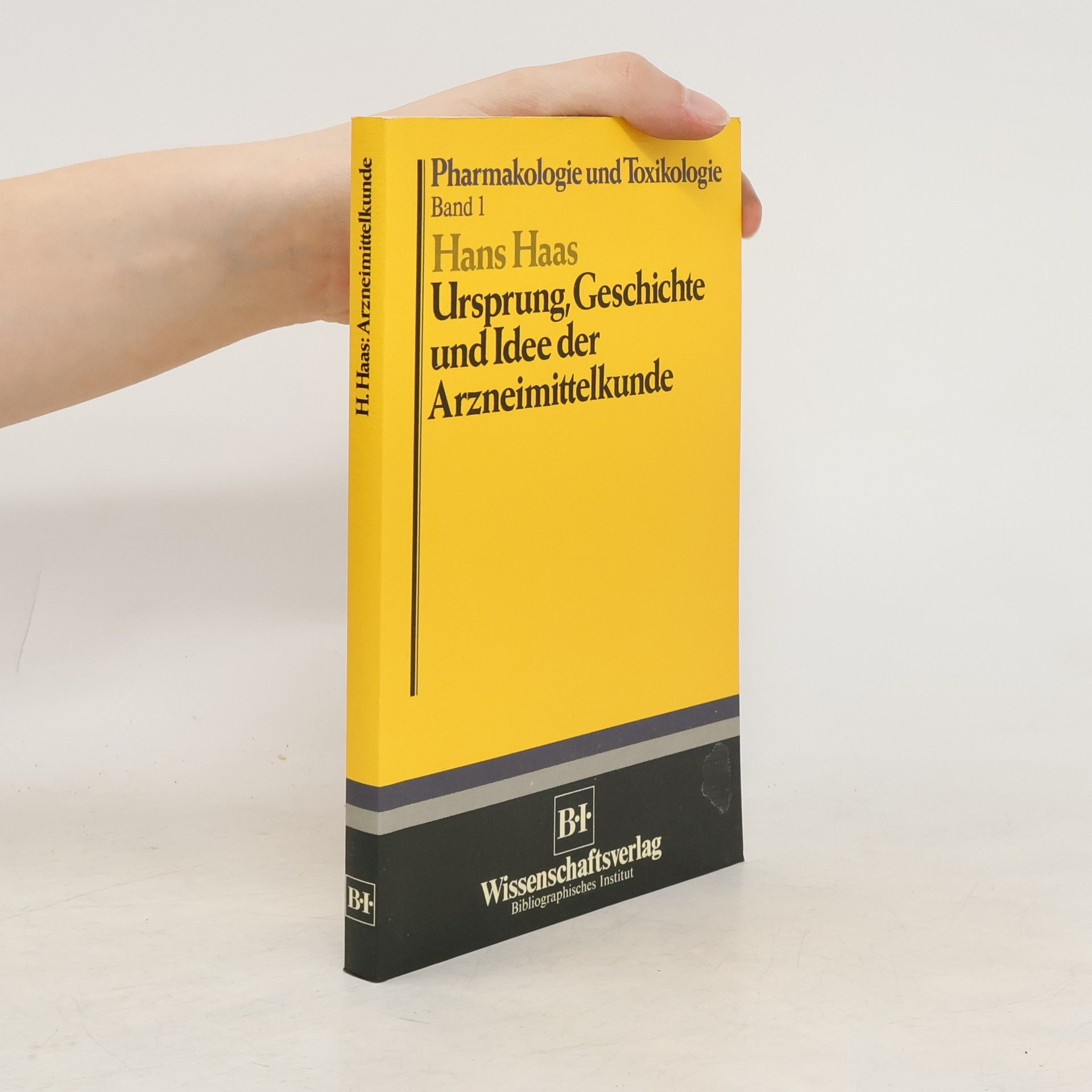 Hans Haas Ursprung, Geschichte und Idee der Arzneimittelkunde
