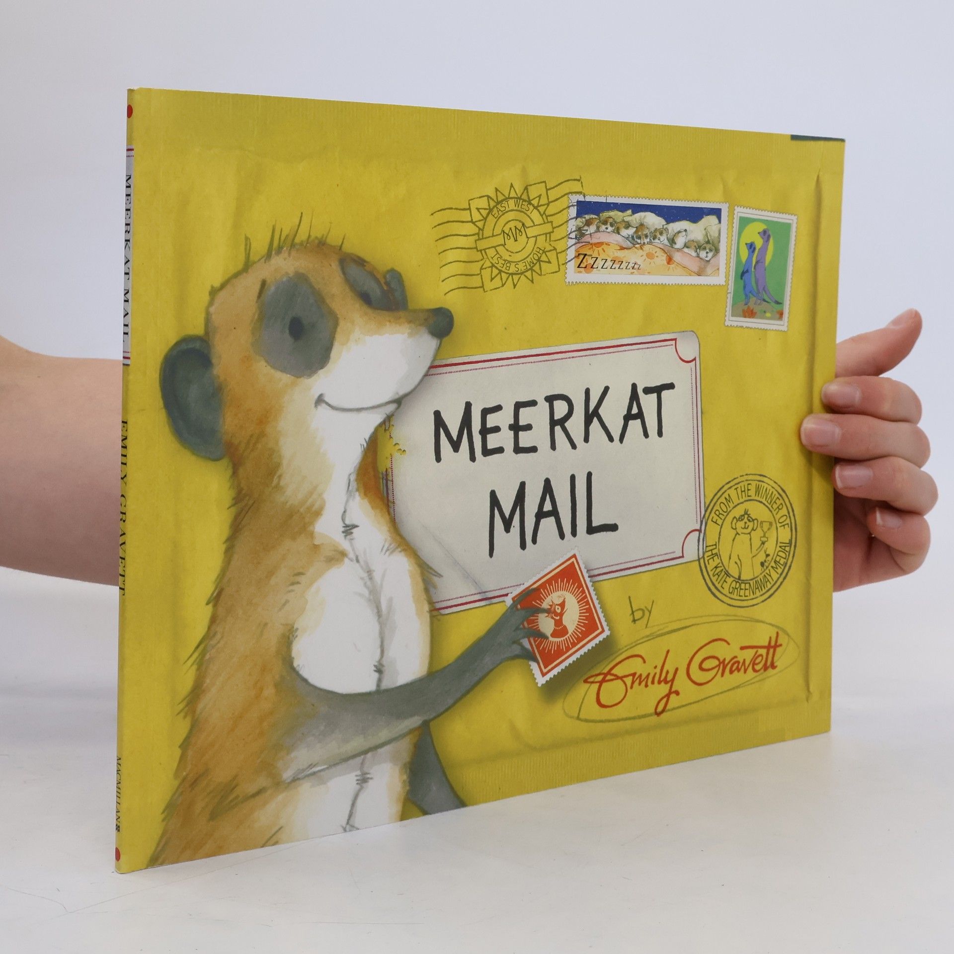 Emily Gravett Meerkat Mail. Post vom Erdmännchen, englische Ausgabe