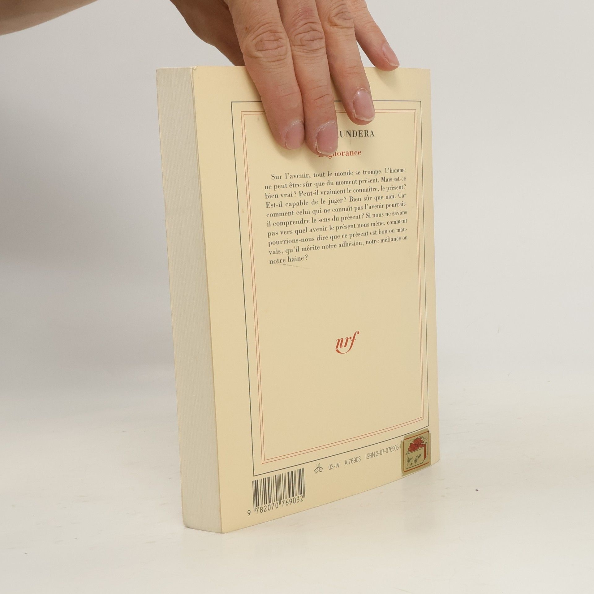 Milan Kundera L'ignorance