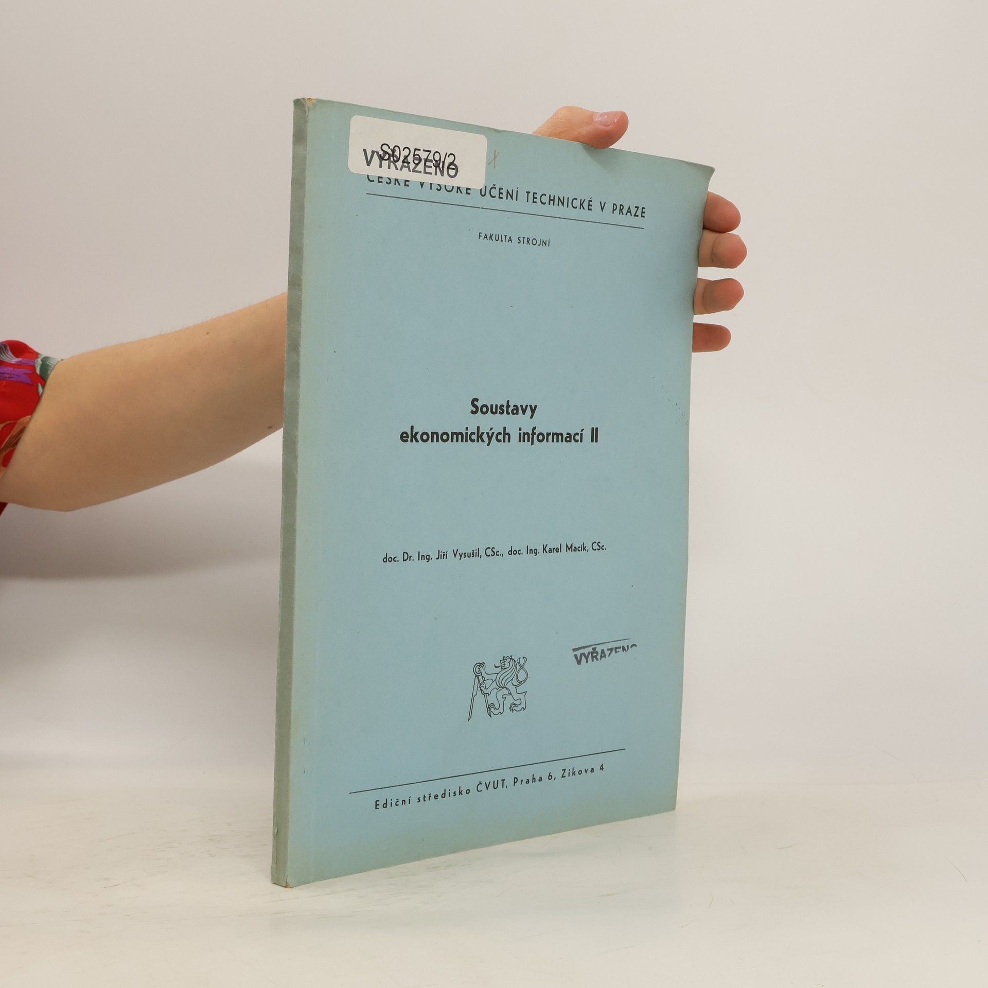 Jiří Vysušil Soustavy ekonomických informací II.