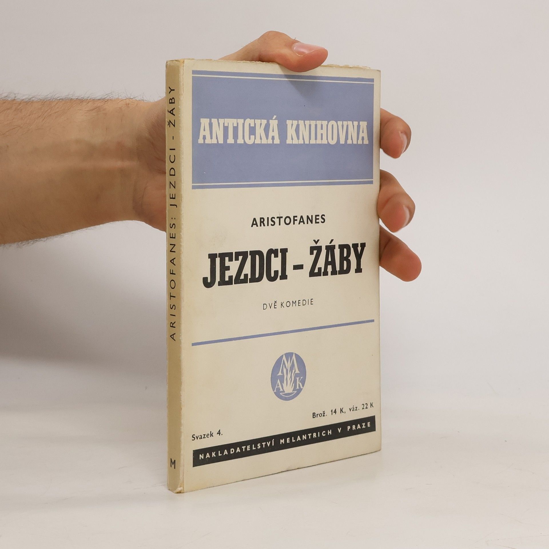 Aristophanes Aristofanes Jezdci-Žáby. Dvě komedie