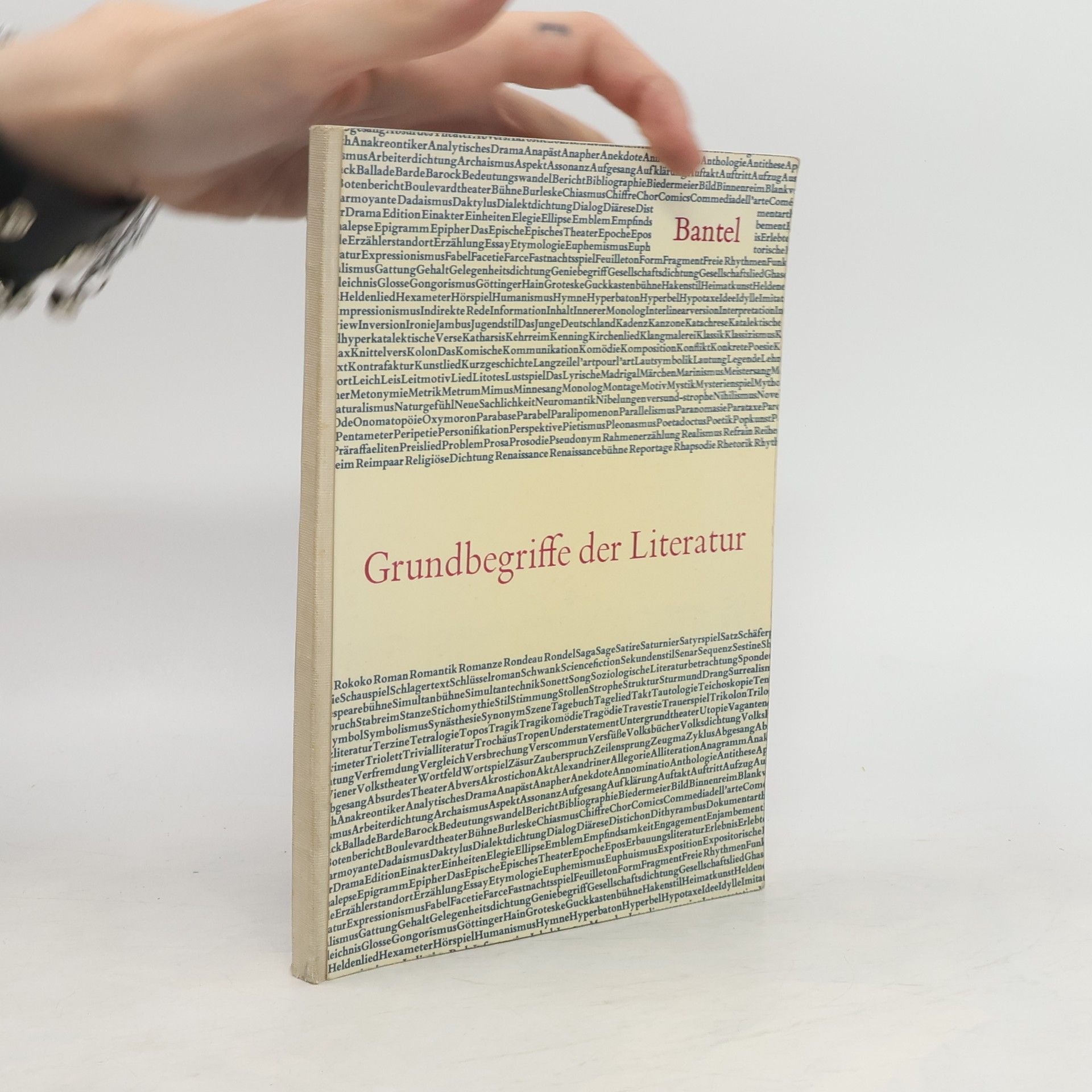 Otto Bantel Grundbegriffe der Literatur