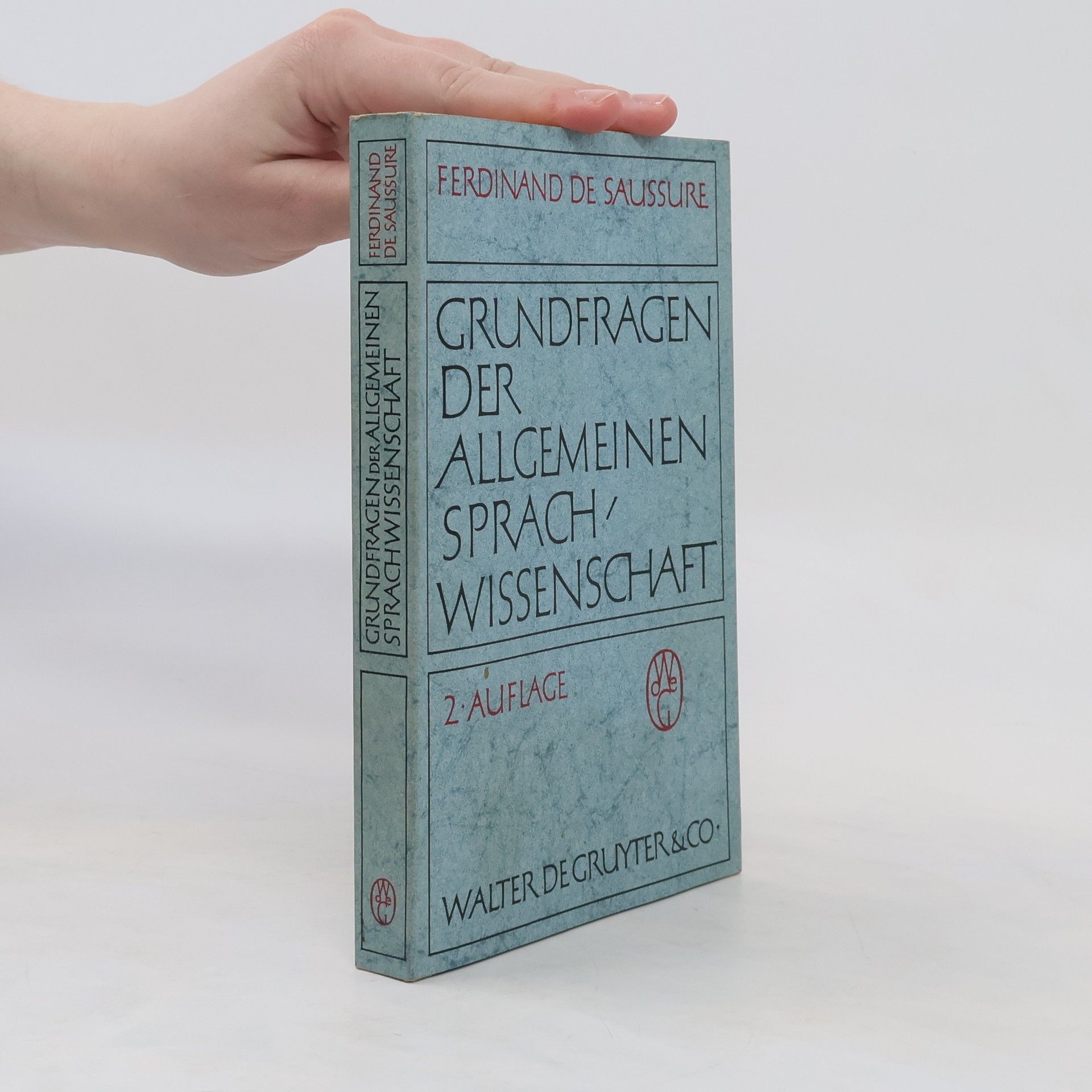 Ferdinand de Saussure Grundfragen der allgemeinen Sprachwissenschaft