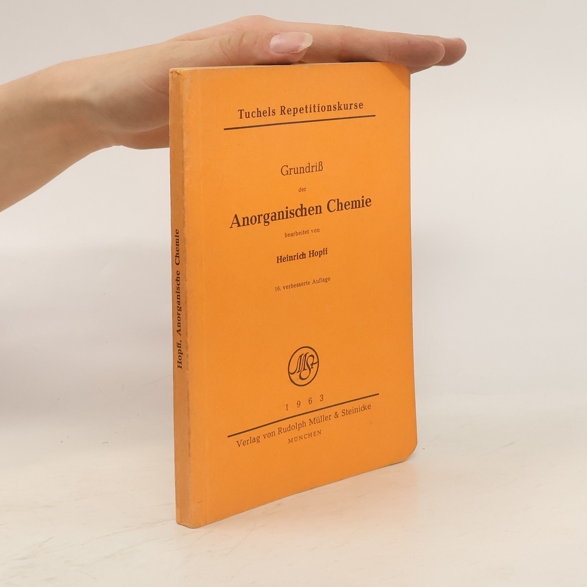 Heinrich Hopff Anorganischen Chemie