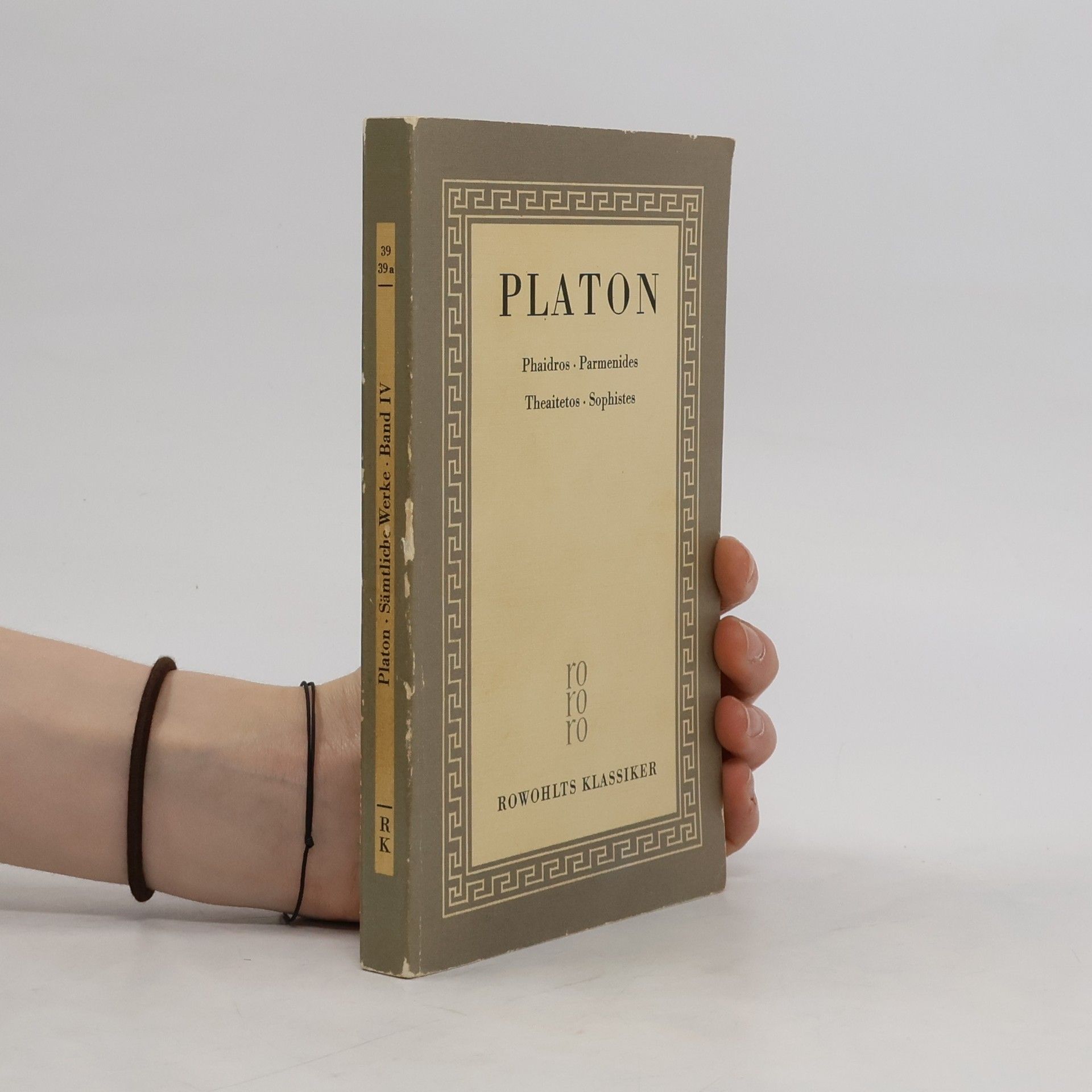 Platón Platon Sämtliche Werke. Band 4