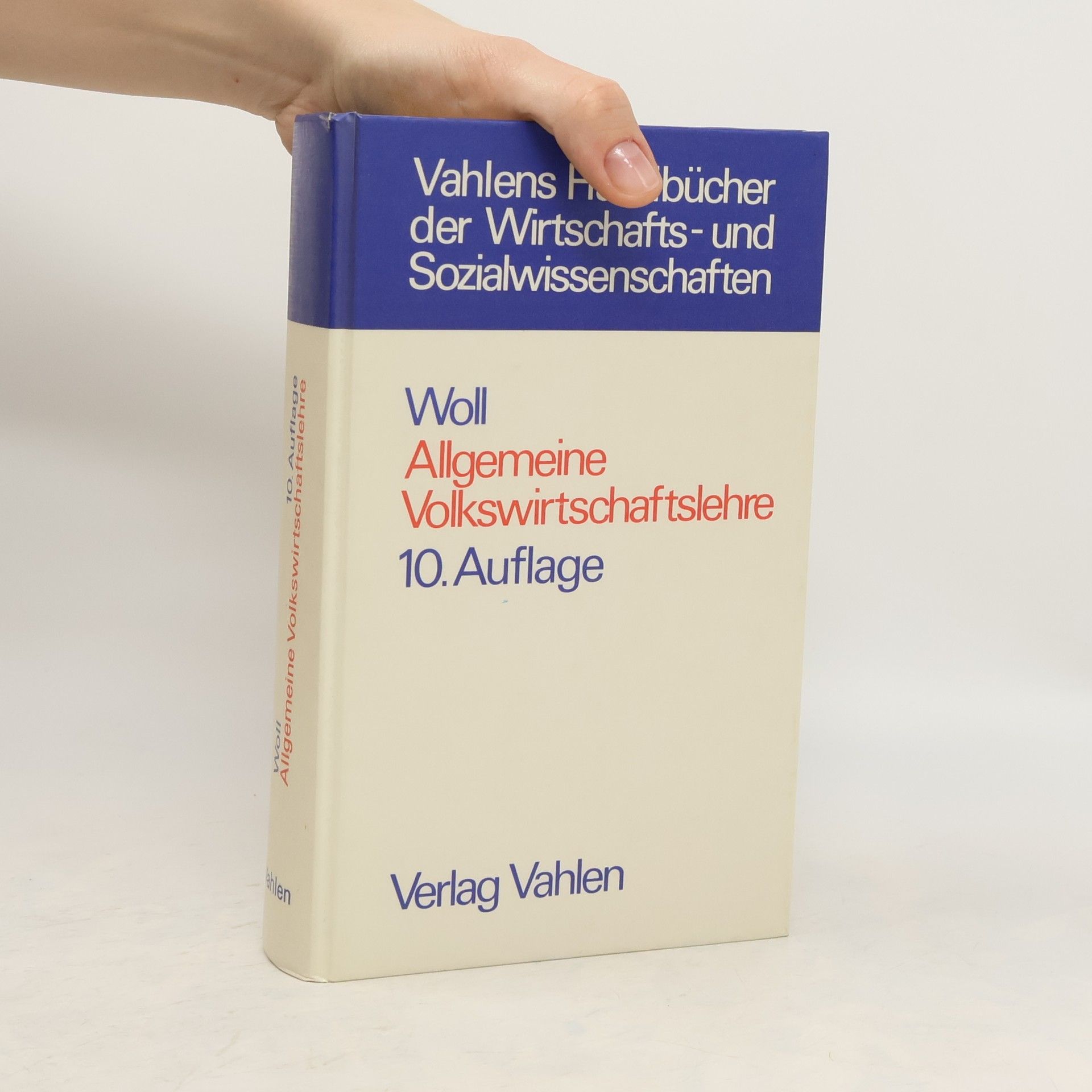 Artur Woll Allgemeine Volkswirtschaftslehre