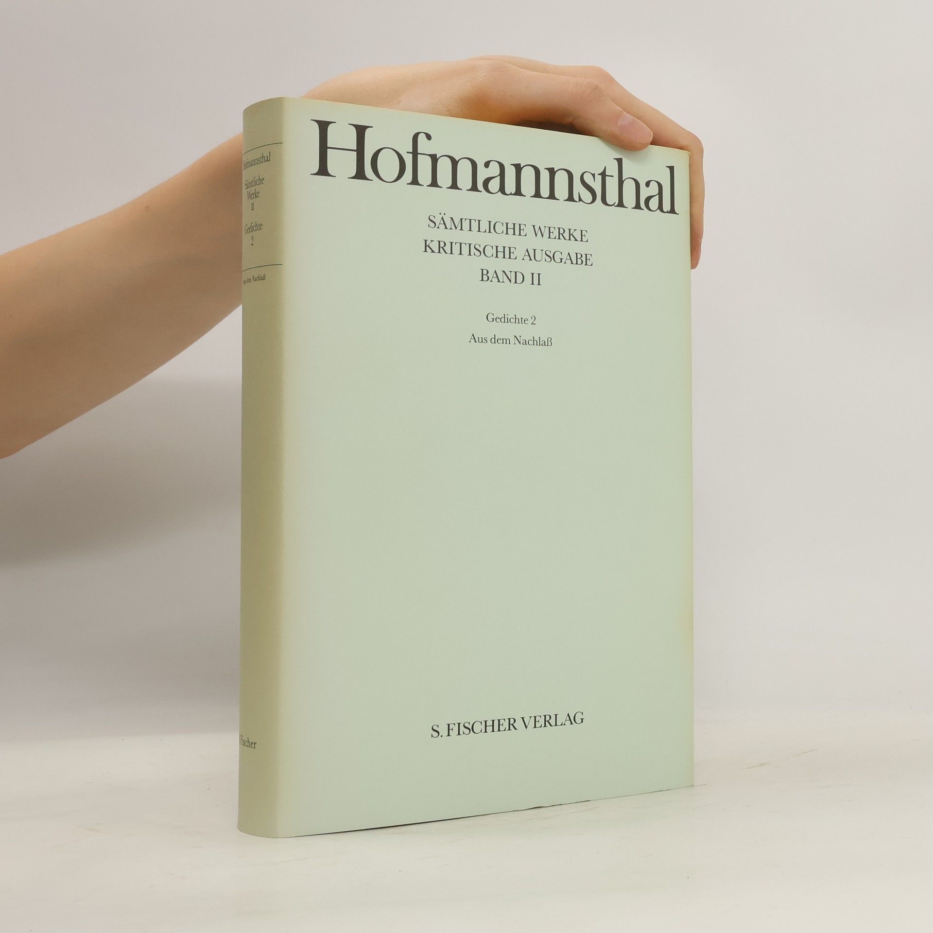 Hugo von Hofmannsthal Sämtliche Werke II