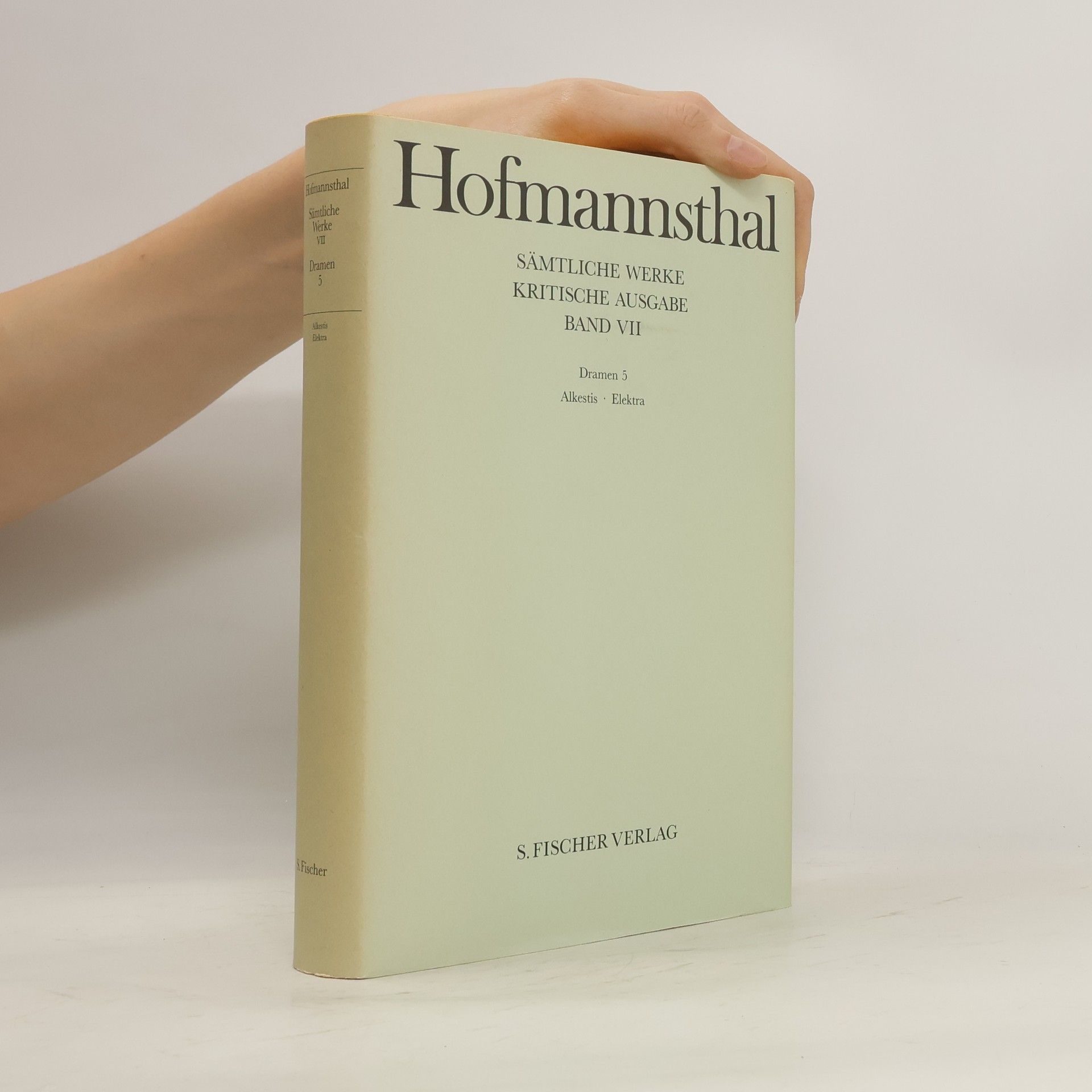 Hugo von Hofmannsthal Sämtliche Werke. VII, Dramen 5