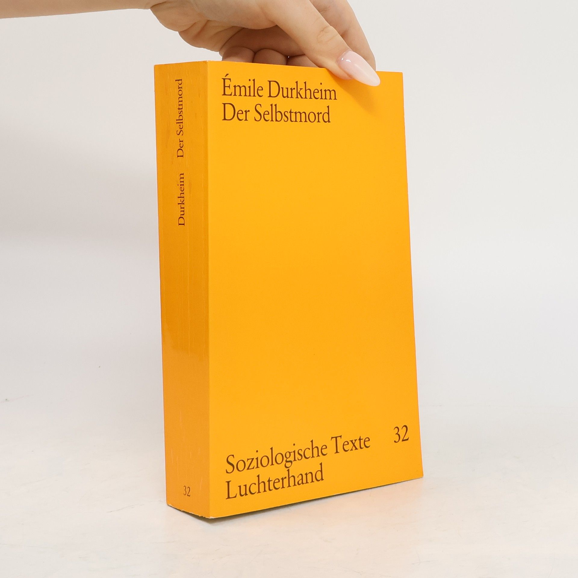 Émile Durkheim Der Selbstmord