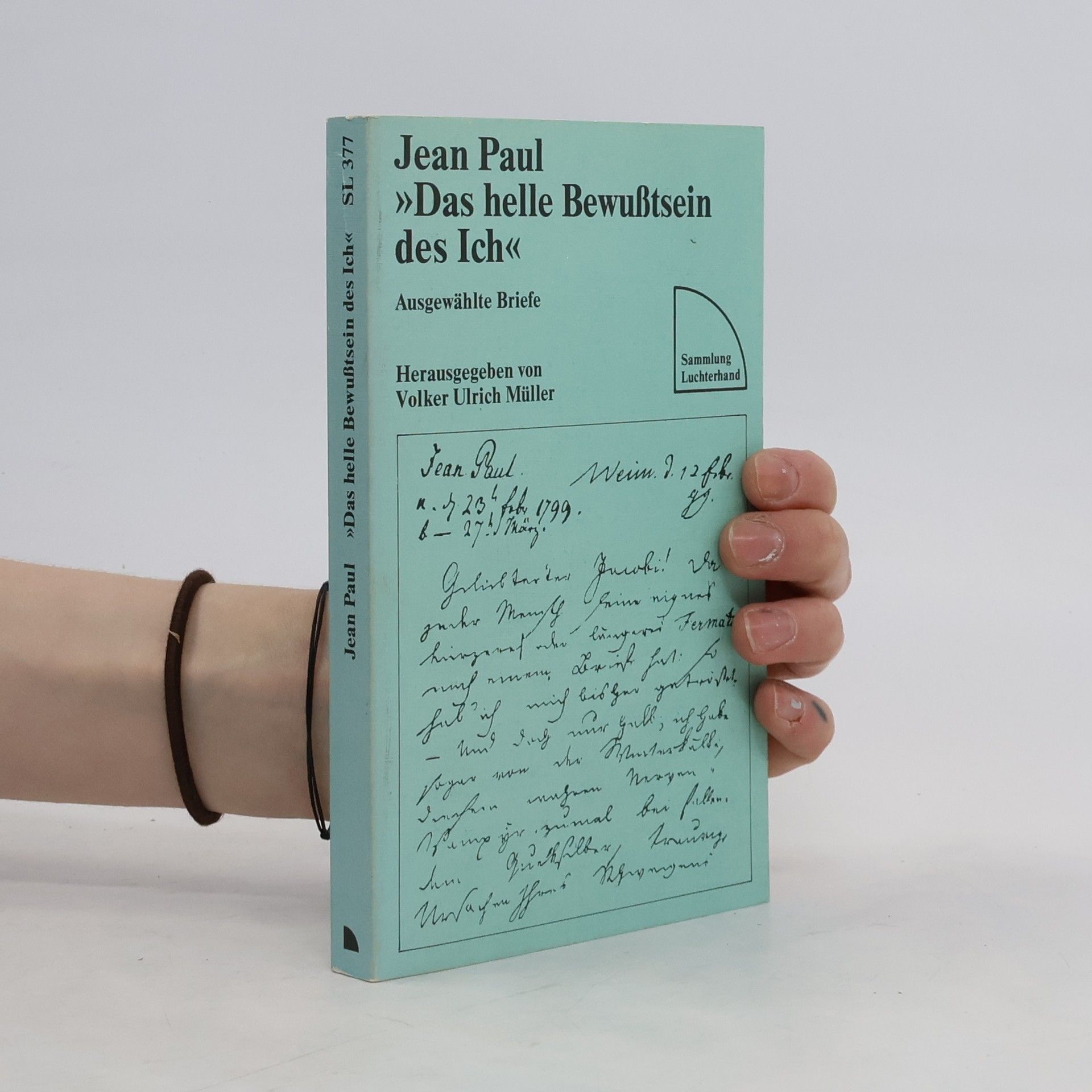 Jean Paul Das helle Bewusstsein des Ich