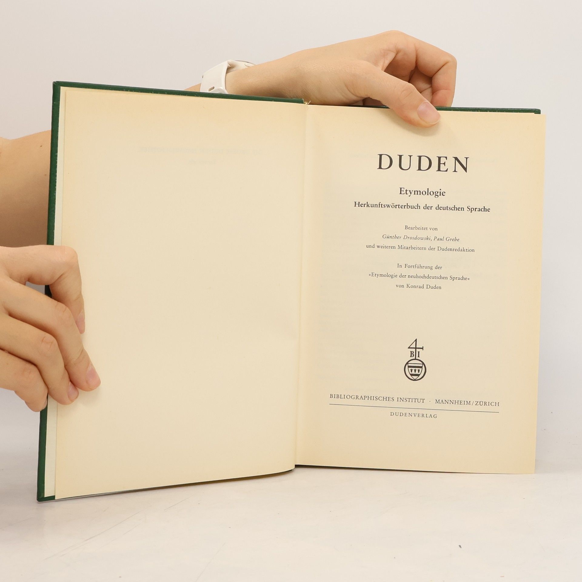 Günther Drosdowski Duden Etymologie : Herkunftswörterbuch der deutschen Sprache