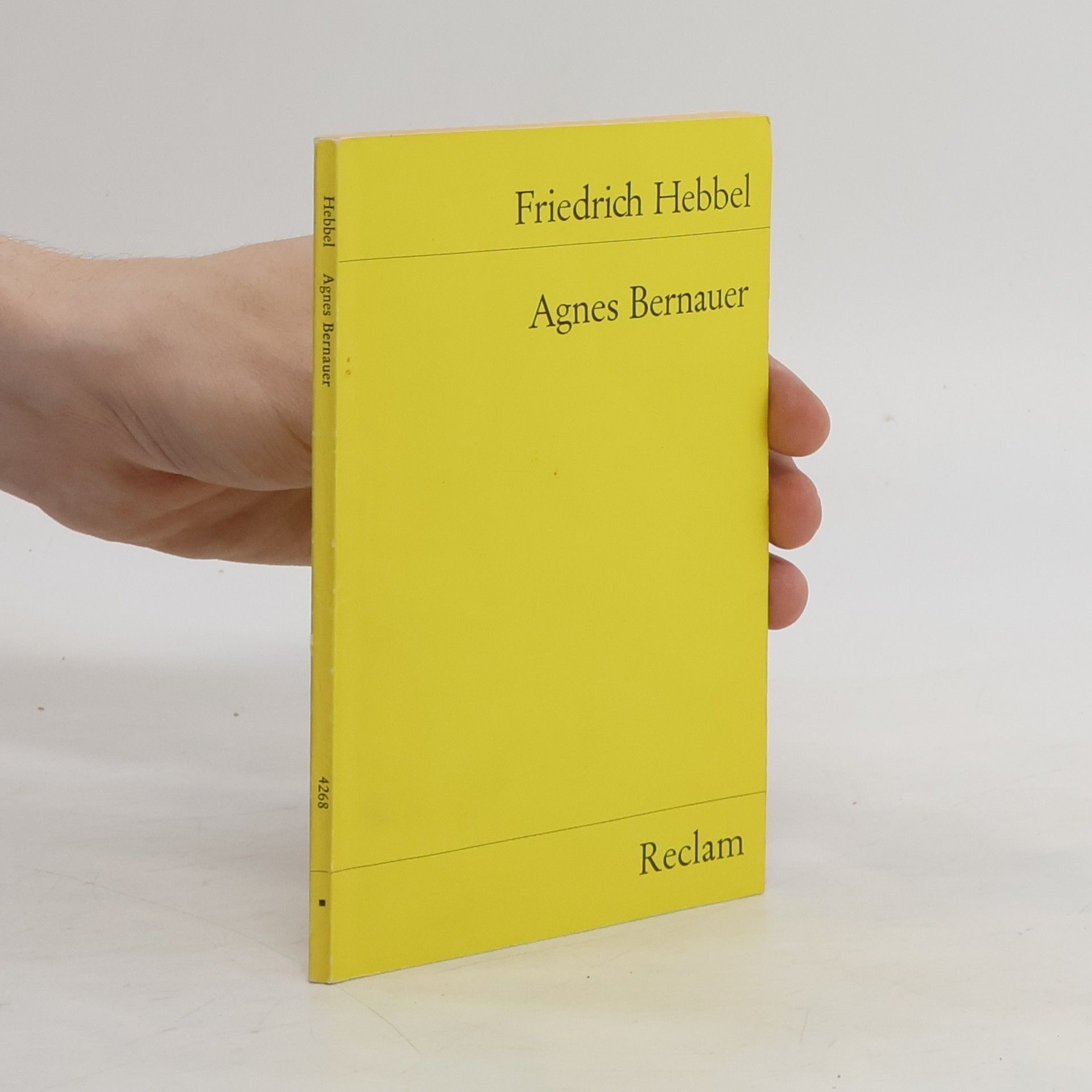 Christian Friedrich Hebbel Agnes Bernauer