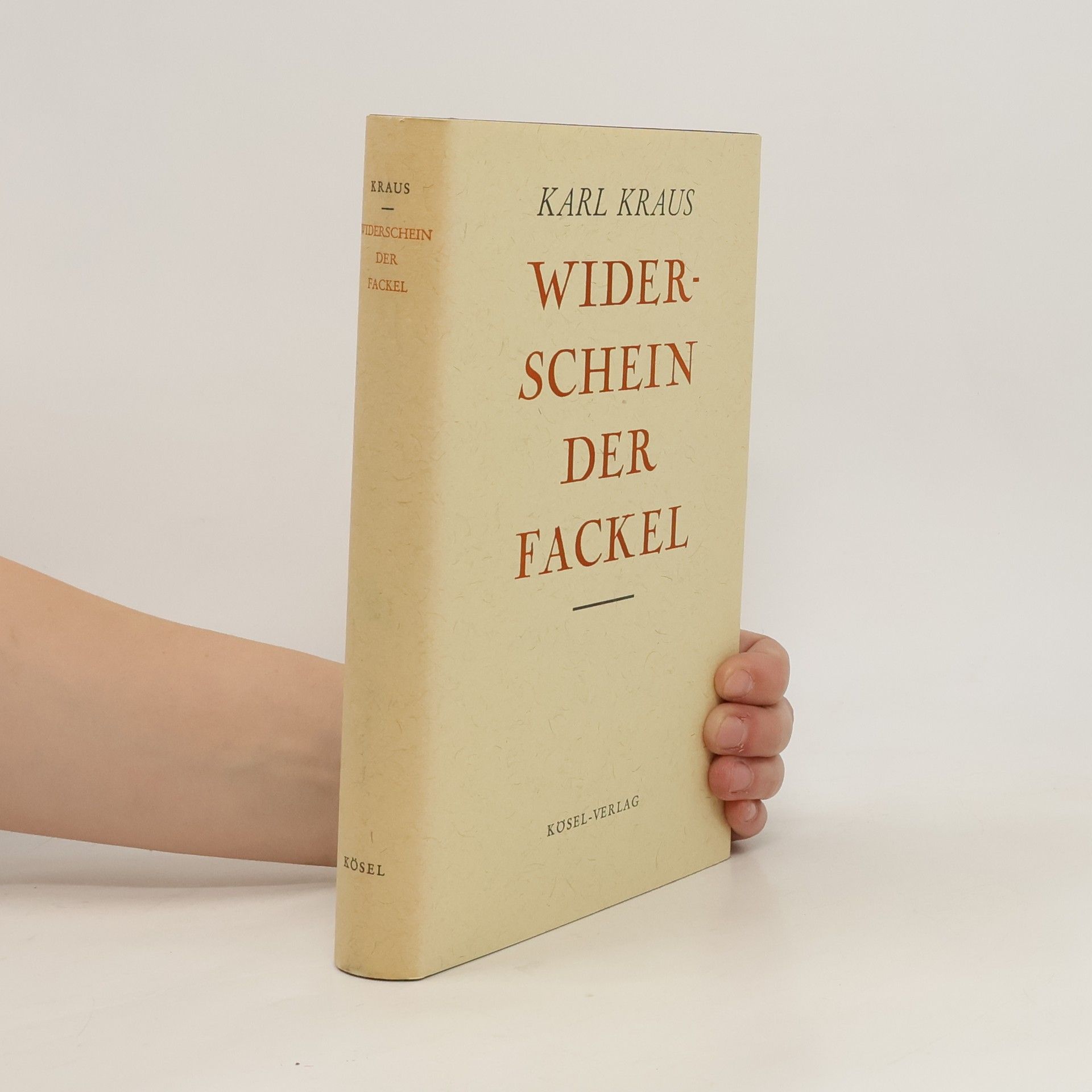 Karl Kraus Widerschein der Fackel. Glossen.