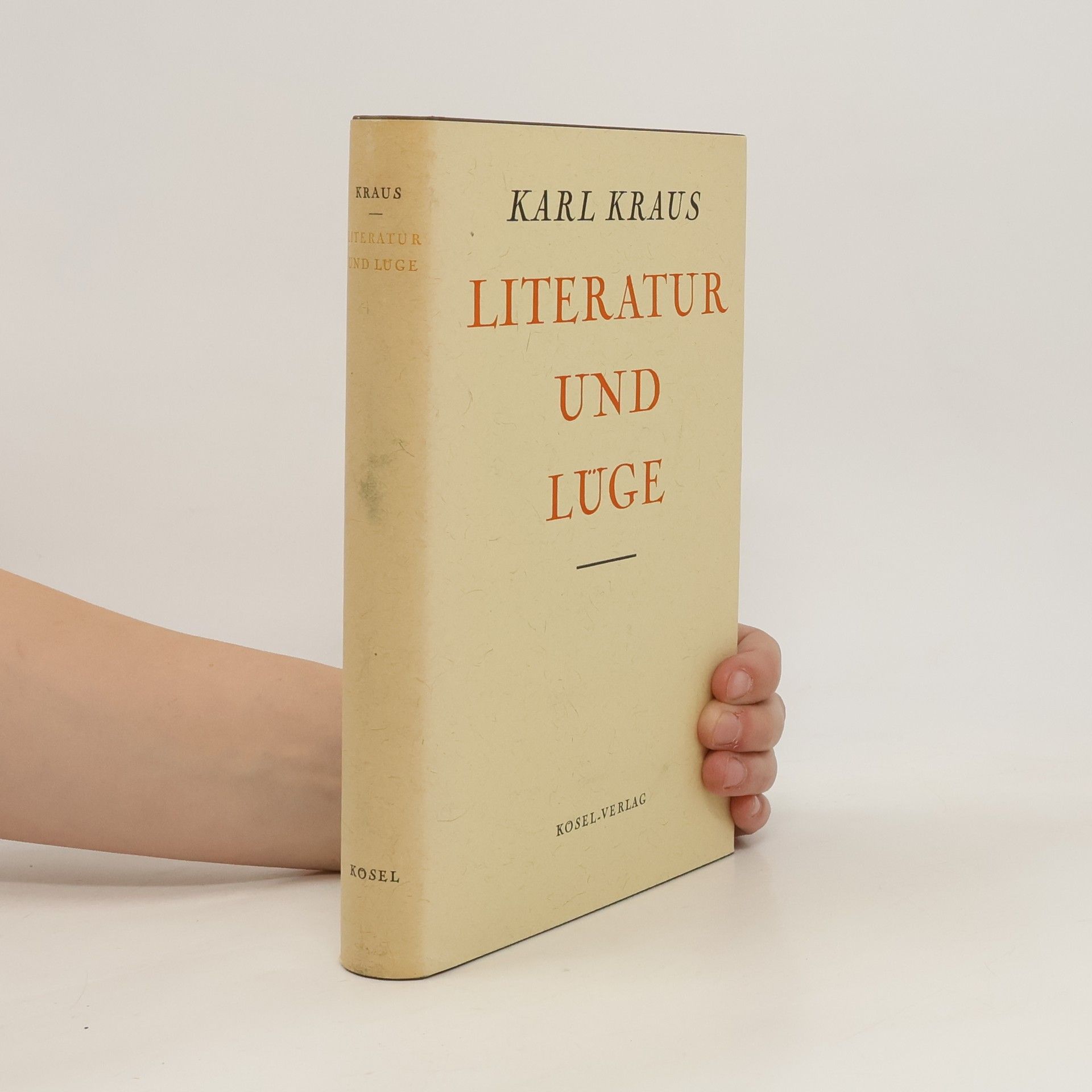 Karl Kraus Literatur und Luge