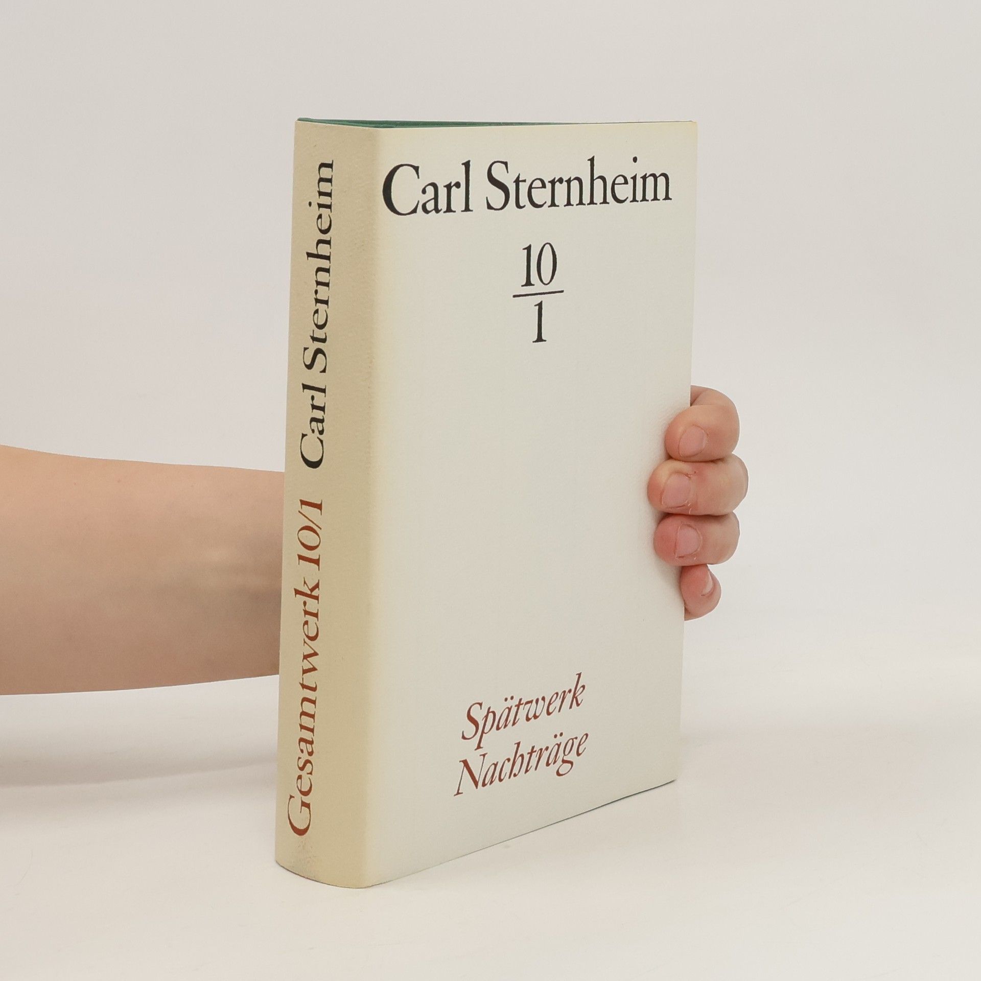 Carl Sternheim Gesamtwerk 10/1