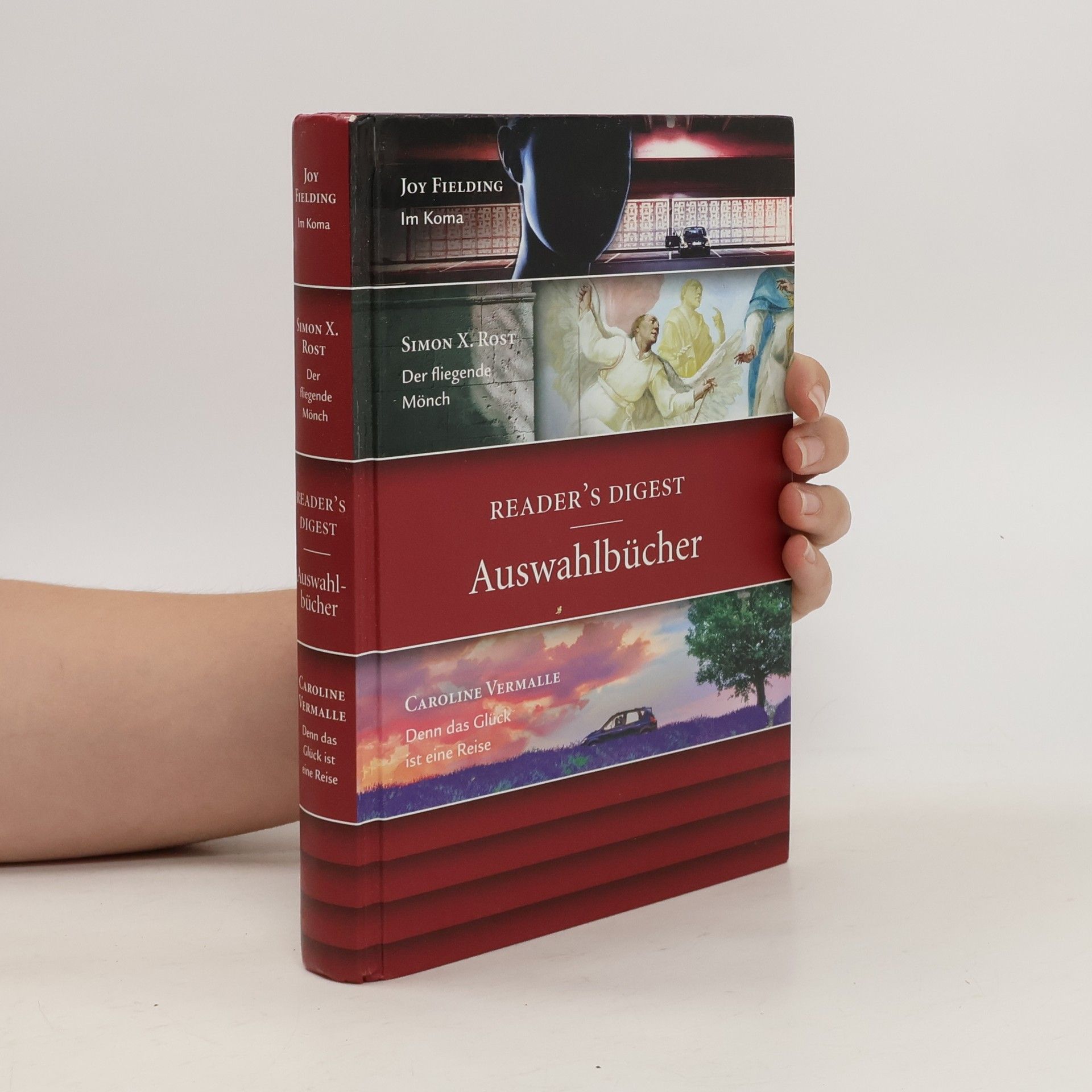 Joy Fielding Reader's Digest Auswahlbücher. Im Koma. Der fliegende Mönch. Denn das Glück ist eine Reise