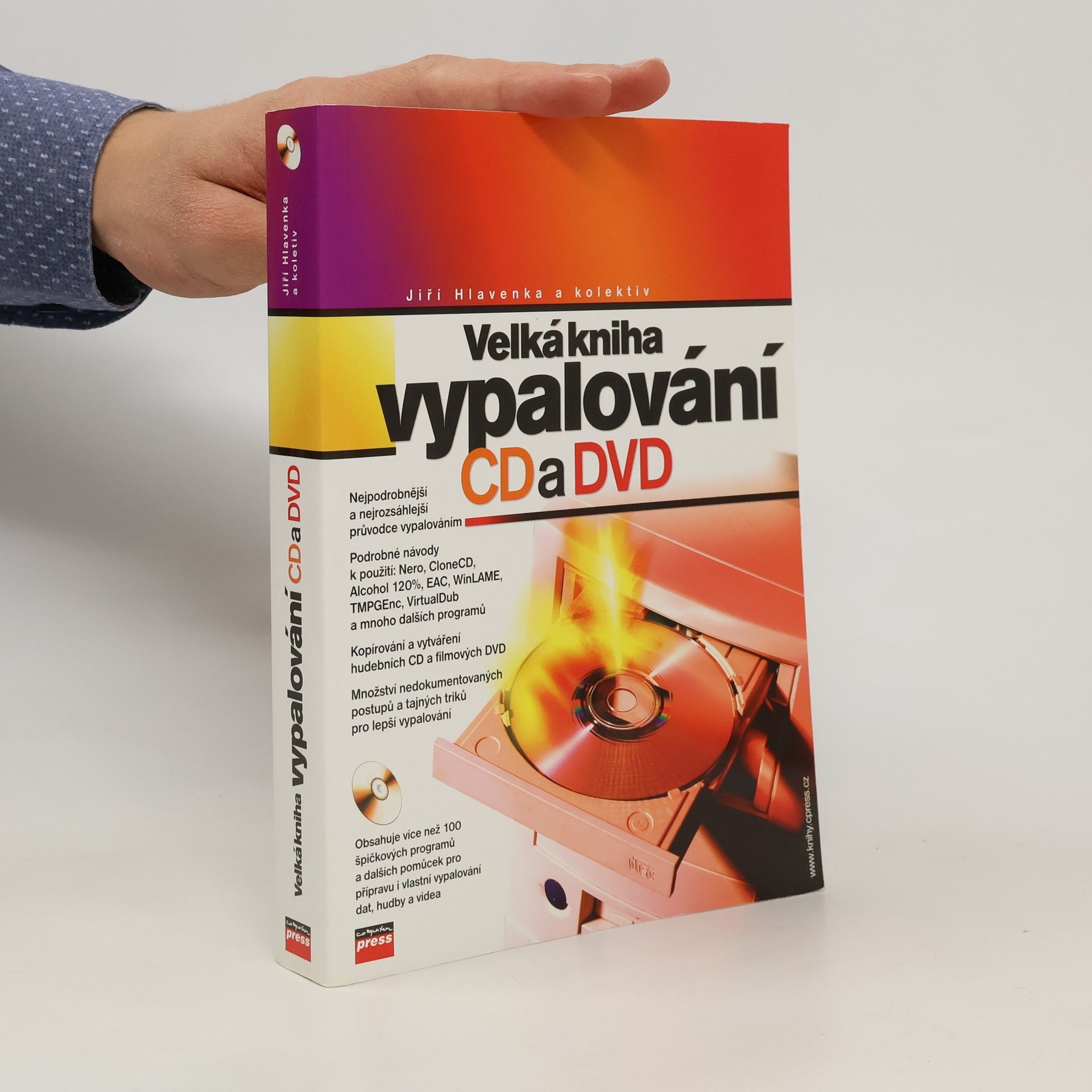 Jiří Hlavenka Velká kniha vypalování CD a DVD