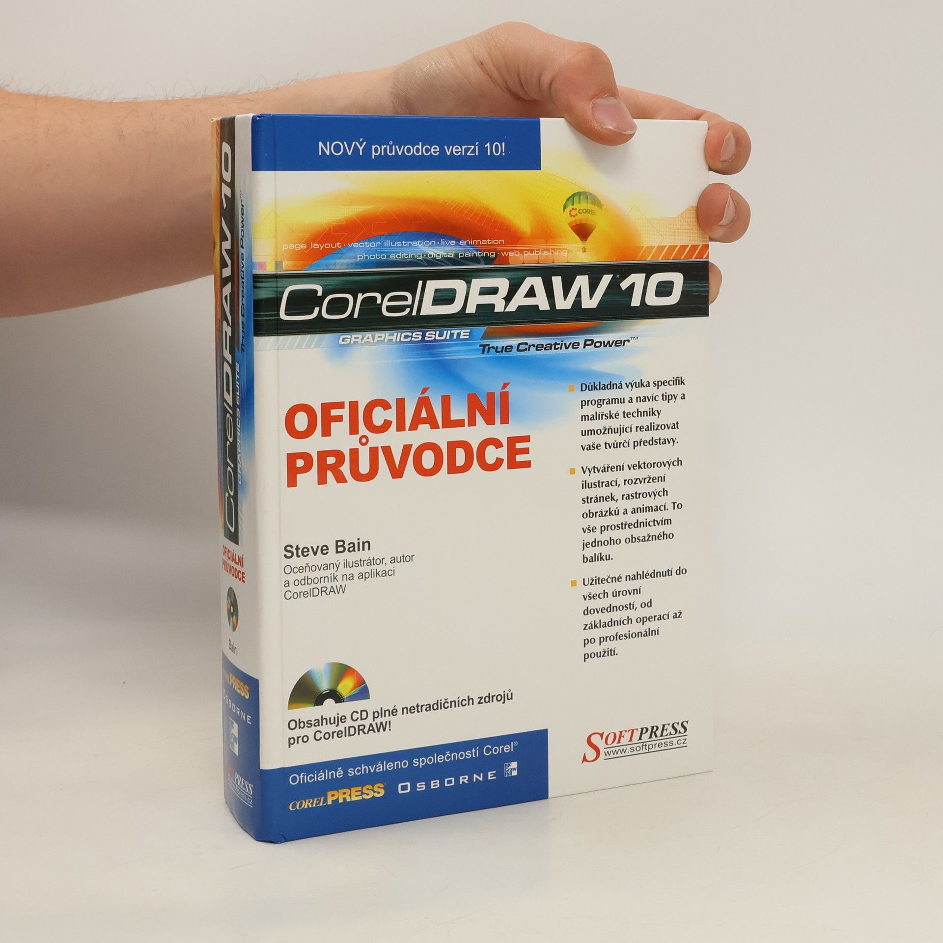 Steve Bain Oficiální průvodce CorelDRAW 10
