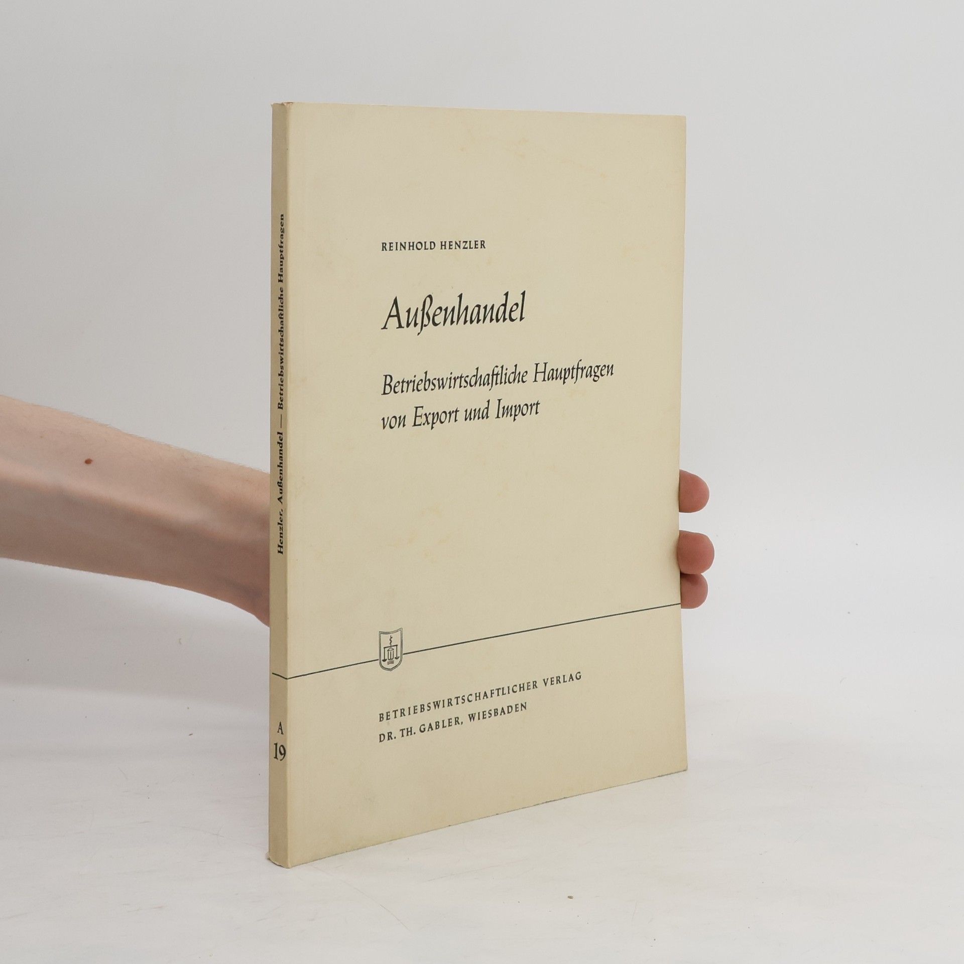 Reinhold Henzler Außenhandel