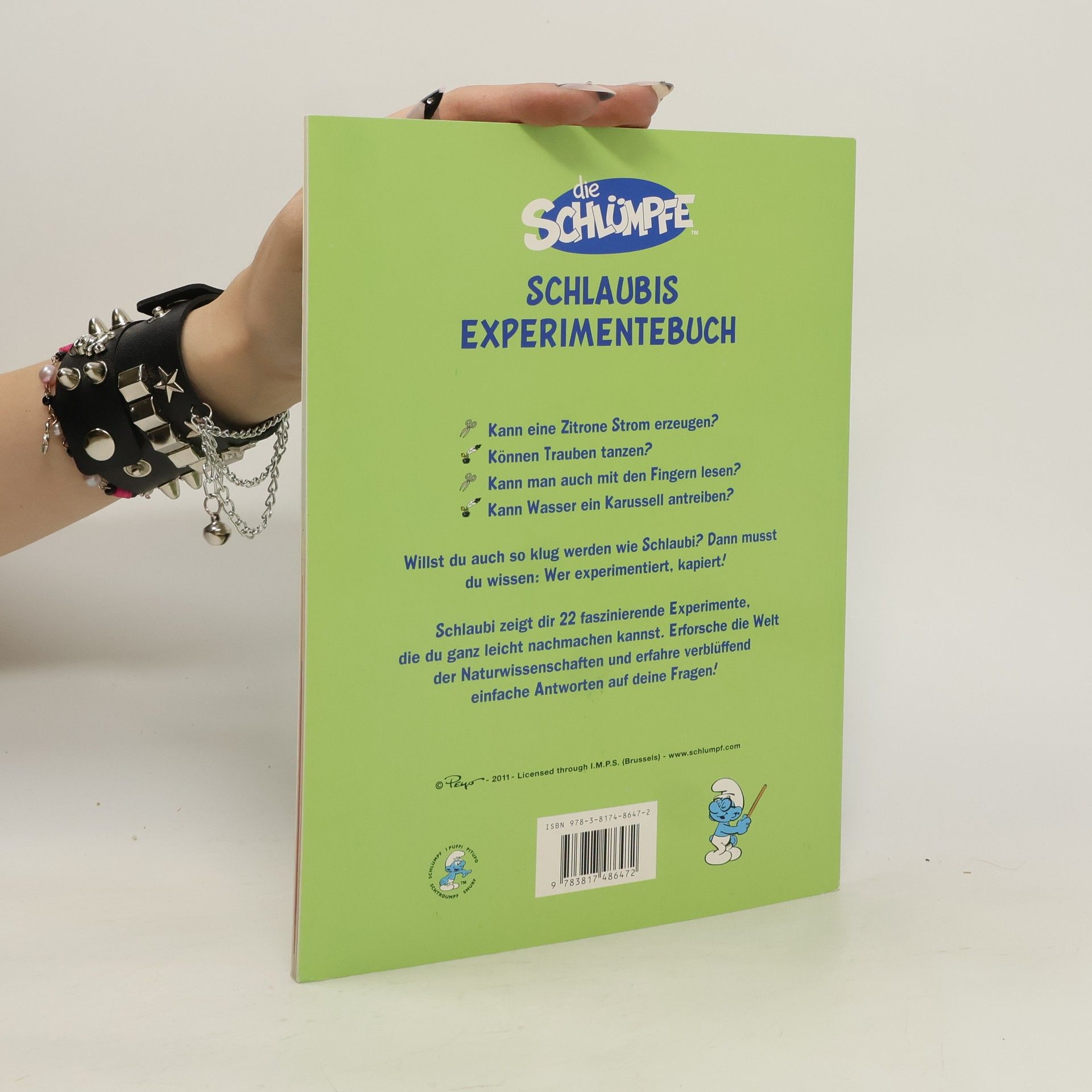 kolektiv Die Schlümpfe Schlaubis Experimentebuch