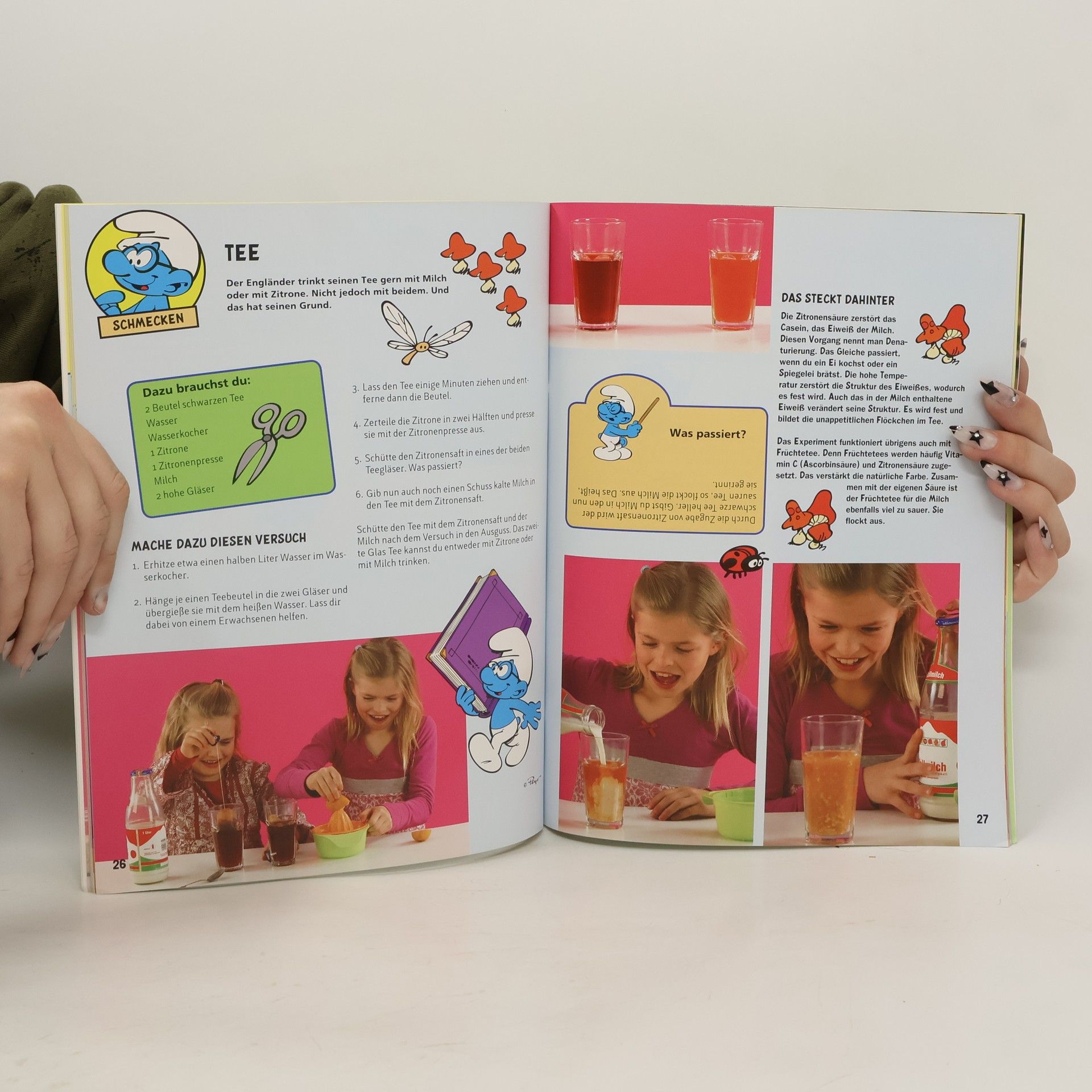 kolektiv Die Schlümpfe Schlaubis Experimentebuch
