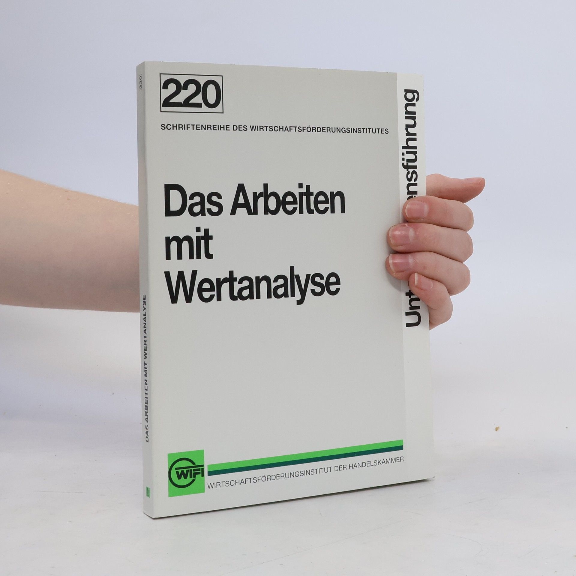 Heinz Kaniowsky Das Arbeiten mit Wertanalyse