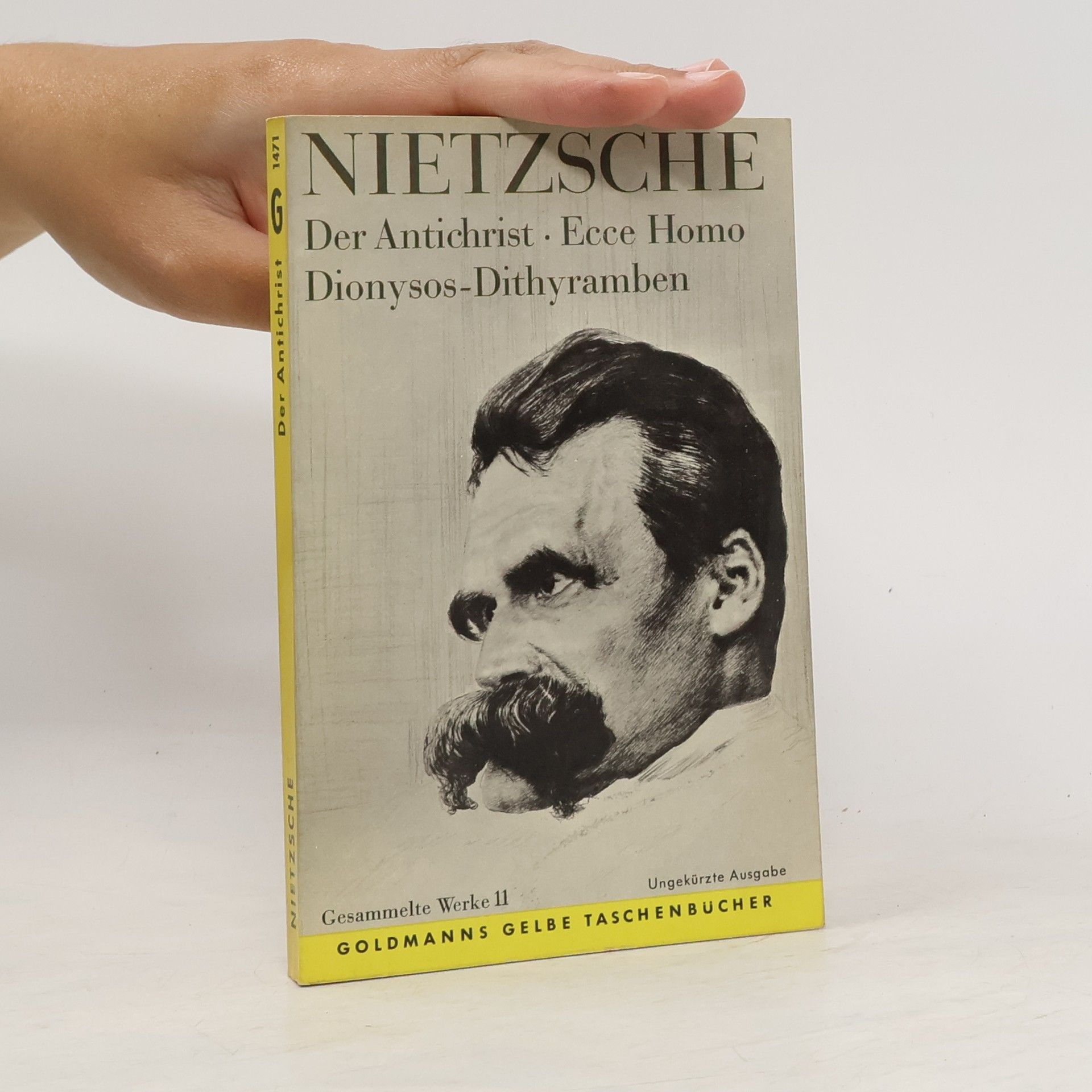 Friedrich Nietzsche Der Antichrist. Ecce Homo Dionysos-Dithyramben