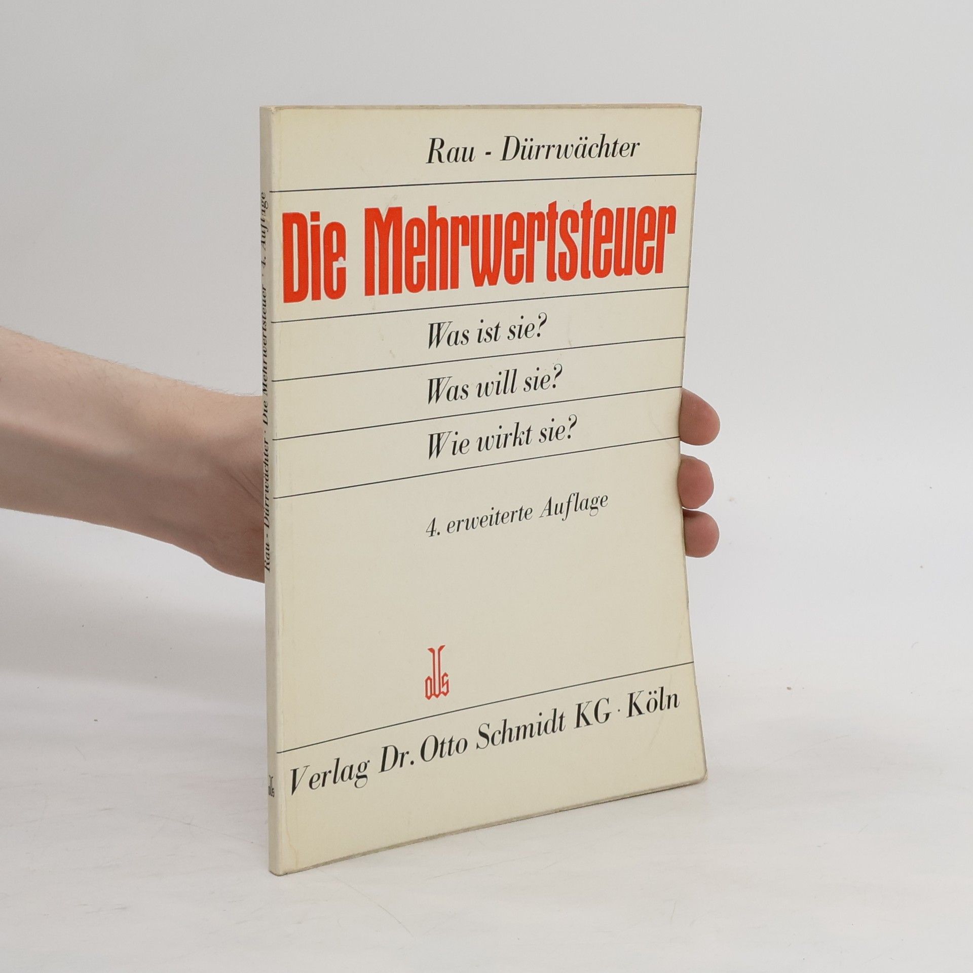 Günter Rau Die Mehrwertsteuer