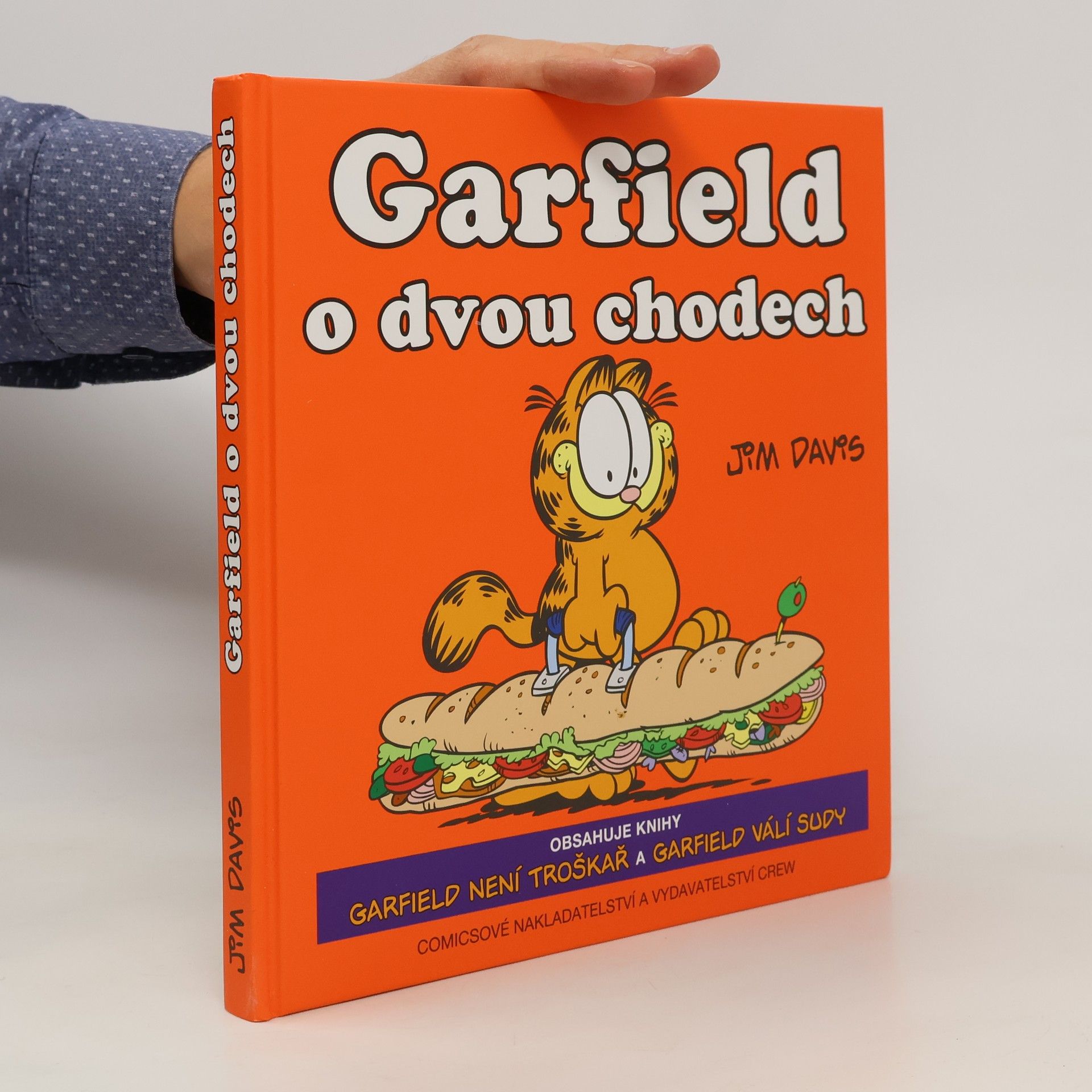 Jim Davis Garfield o dvou chodech