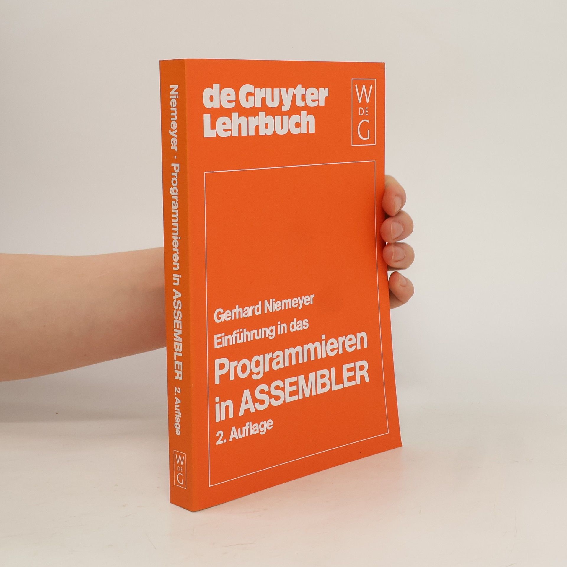 Gerhard Niemeyer Einführung in das Programmieren in ASSEMBLER