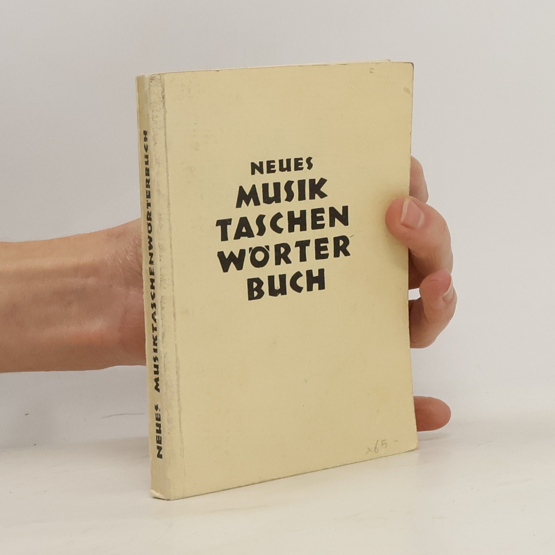 Karl Schnorl Neues musik taschen wörter buch